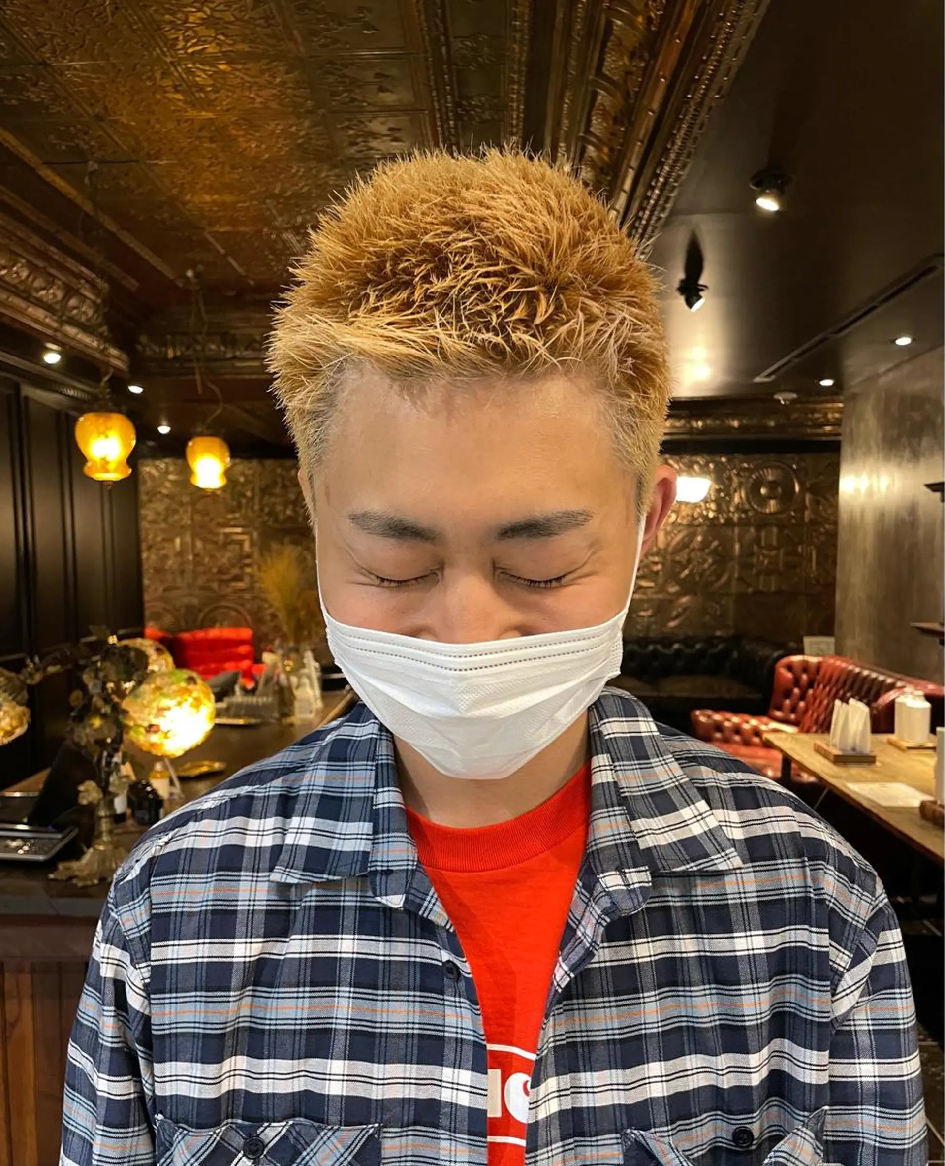 ショート ヘアアレンジ メンズ レイヤー/ 透明感カラー/マドカのヘアスタイル