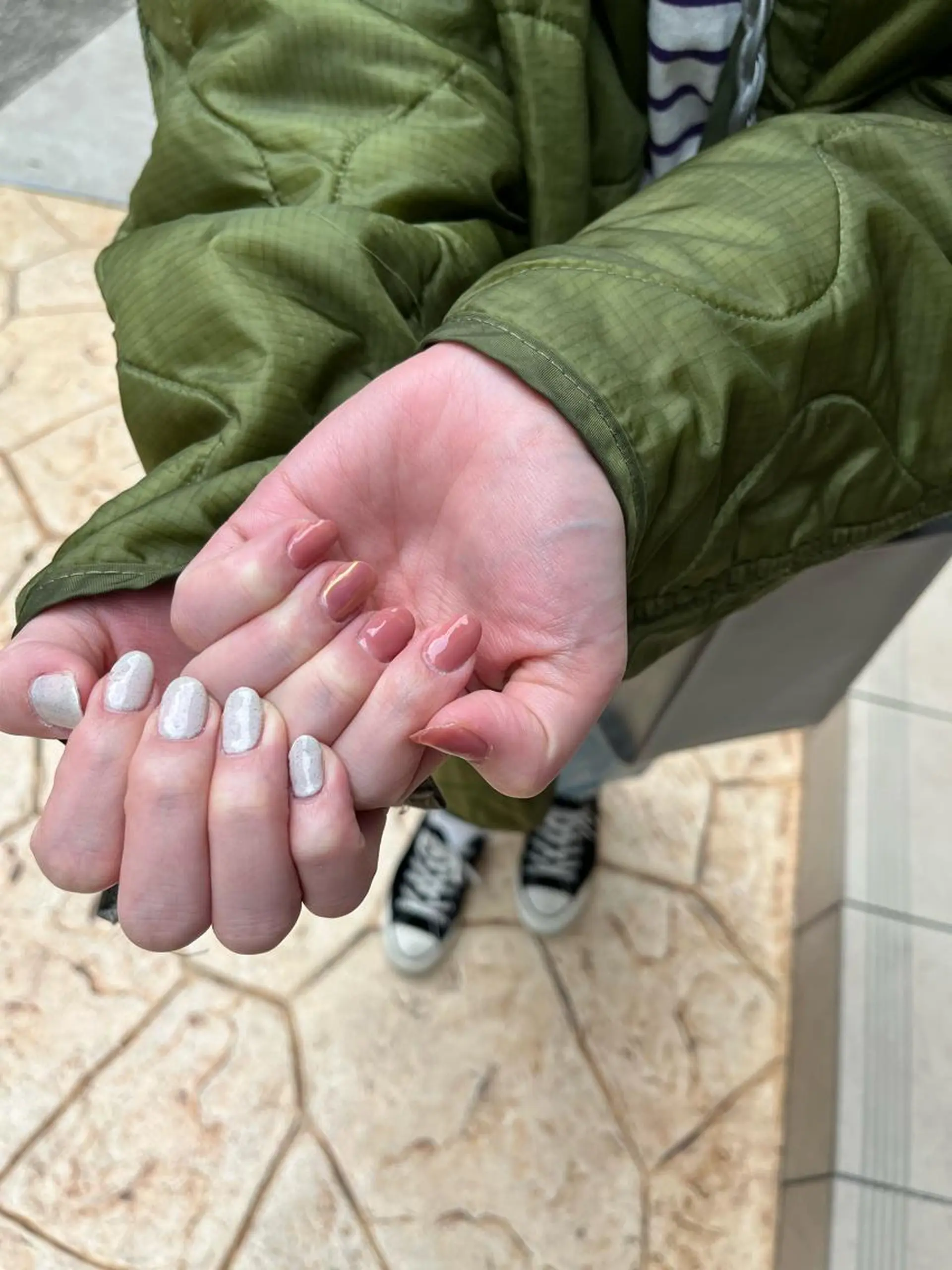 ネイル オーロラネイル ジェルネイル felice nailのネイルデザイン