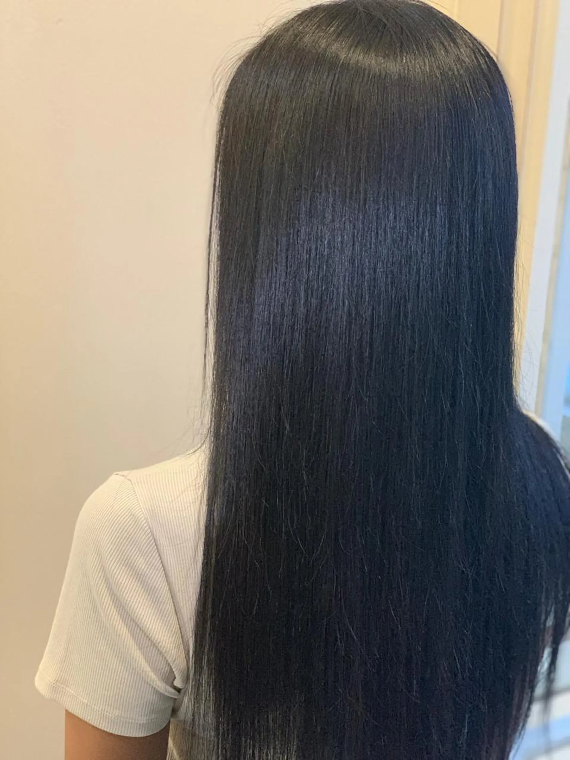 ロング 縮毛矯正 山中 亮司のヘアスタイル
