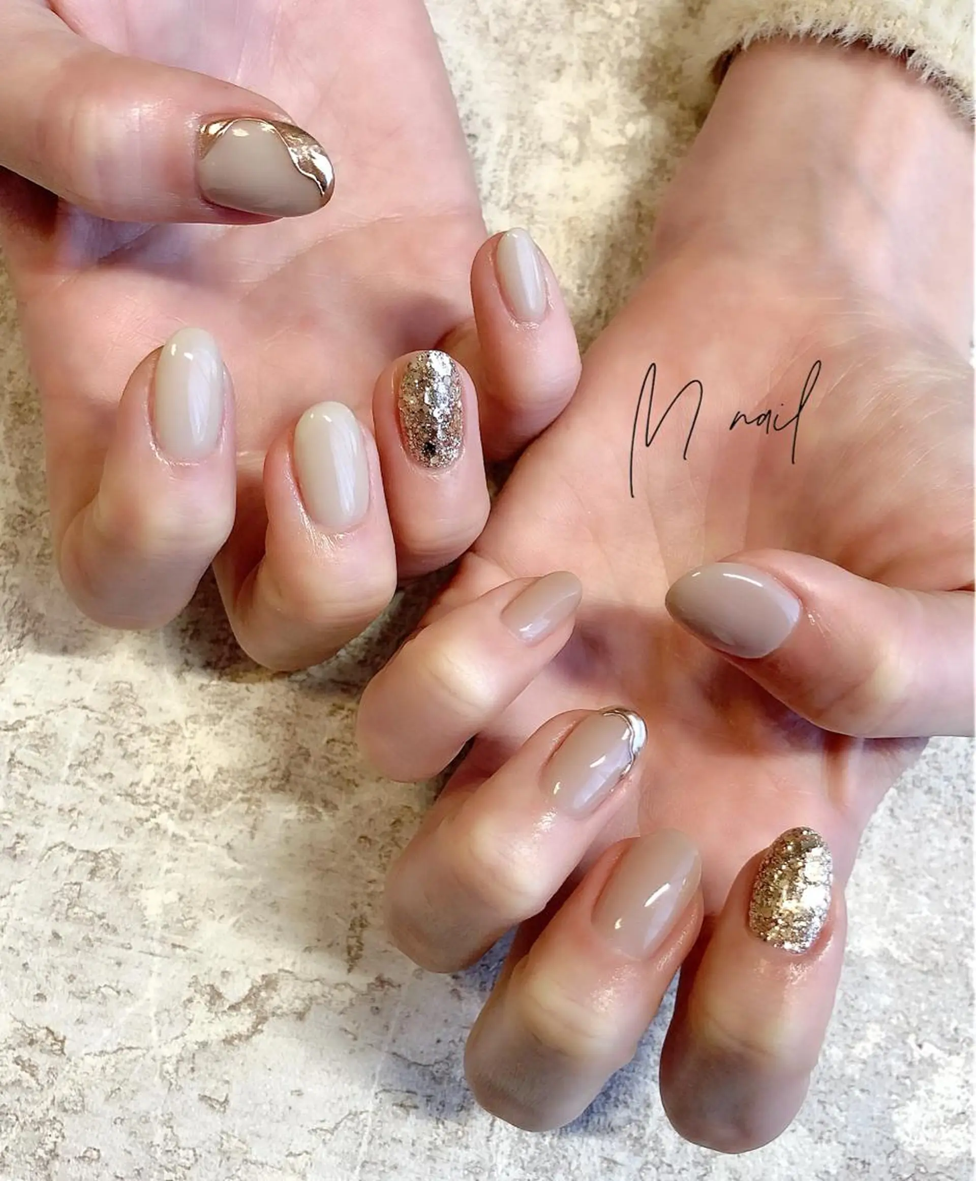 ネイル ハンドネイル Home salon M nailのネイルデザイン