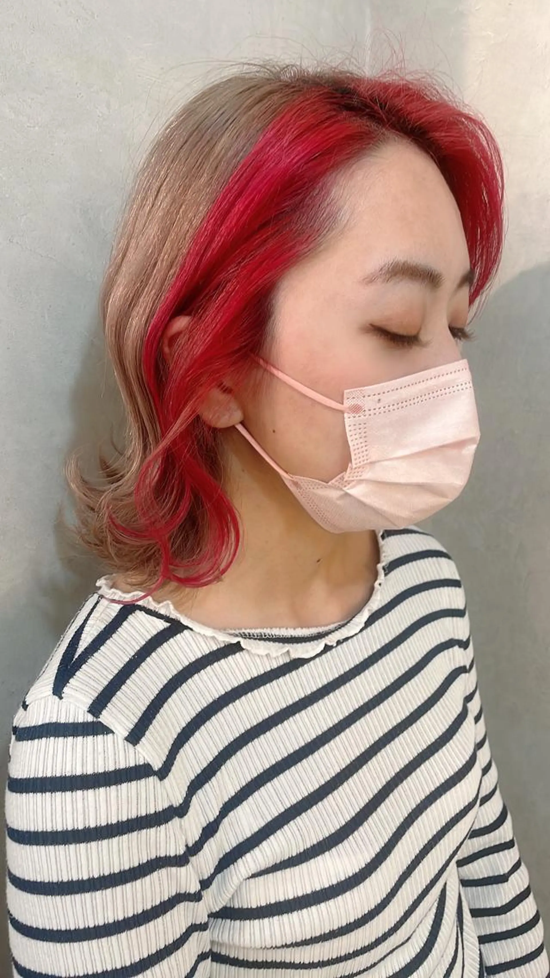 ミディアム カラー カット ヘアカラー トリートメント ヘアセット ✨髪質改善特化サロン ✨グシユキヤ✨のヘアスタイル