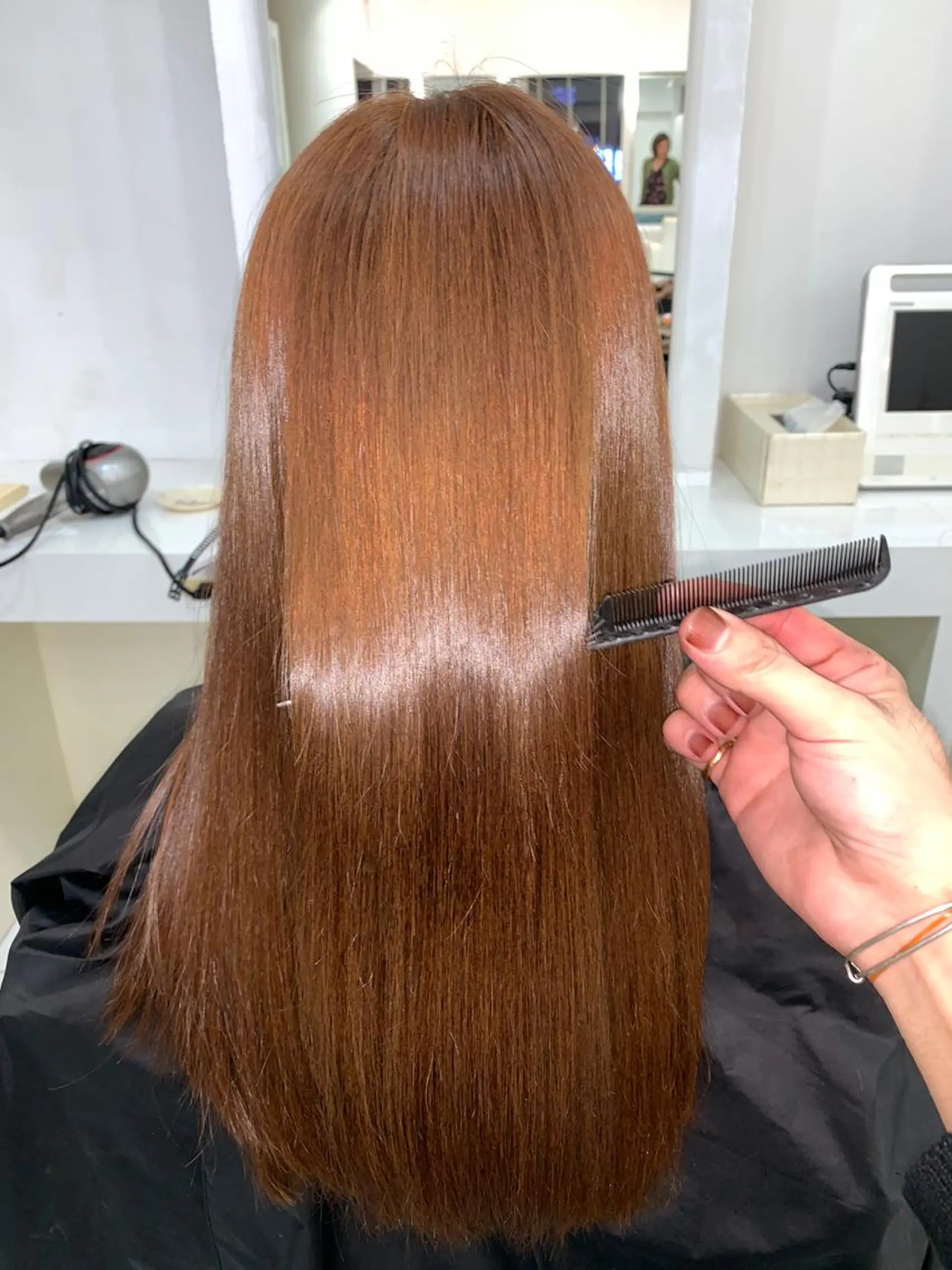 セミロング 髪質改善 トリートメント 酸熱トリートメント トリートメント ヘッドスパ ヘアセット LAS 代表 ナガカワ コウヘイのヘアスタイル