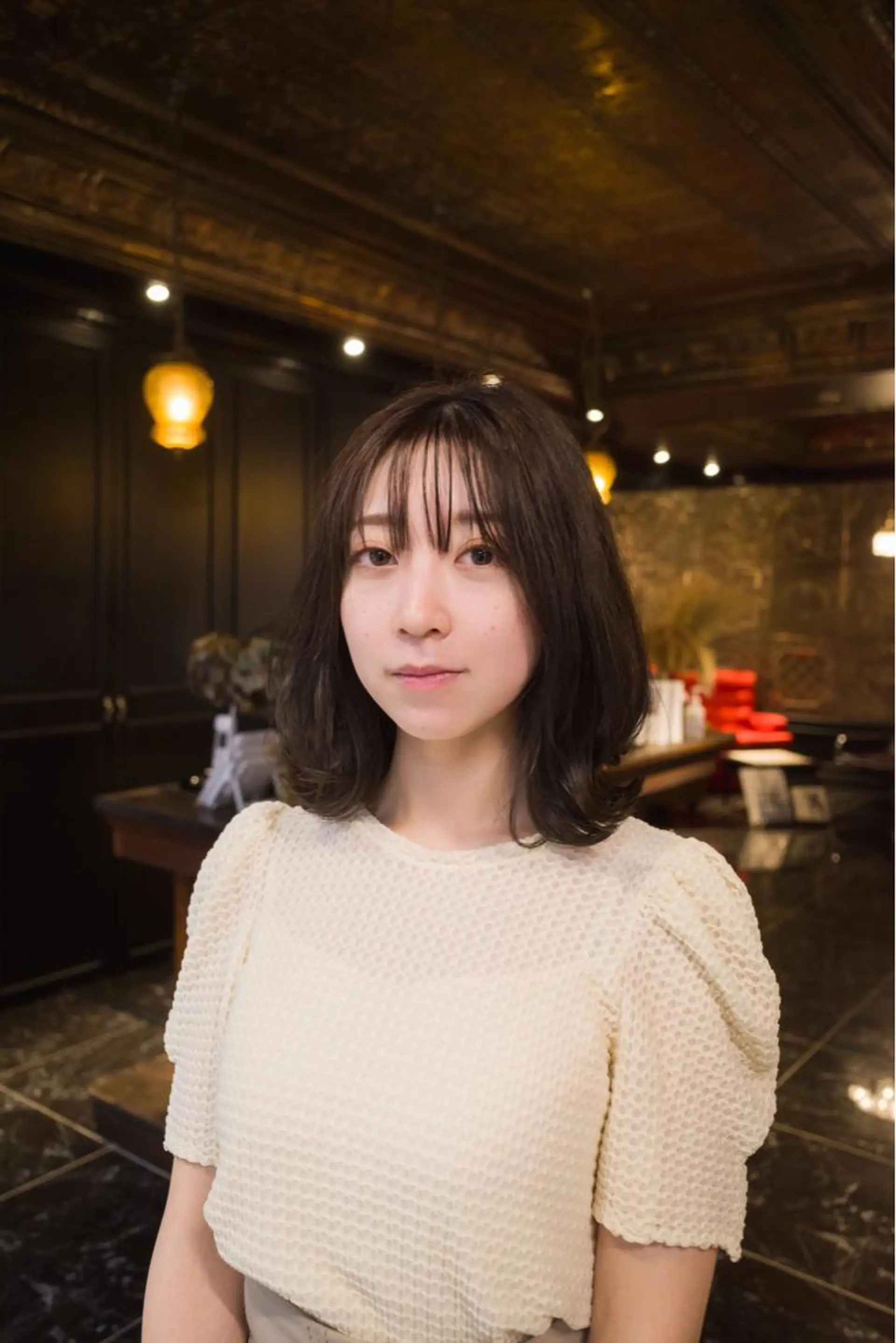 ミディアム カラー メンズパーマ特化 Gakutoのヘアスタイル