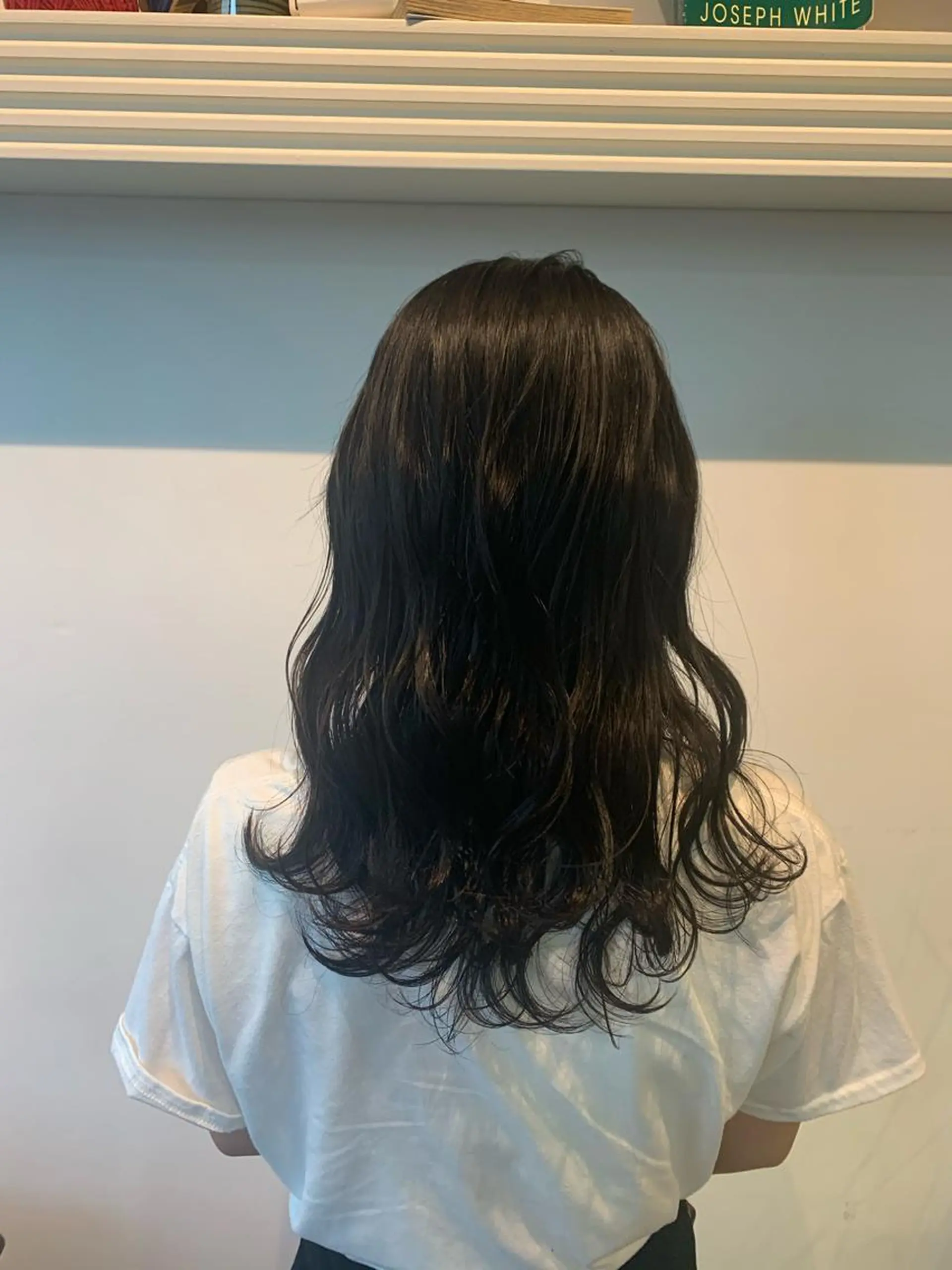セミロング アッシュ 山口 竣也のヘアスタイル