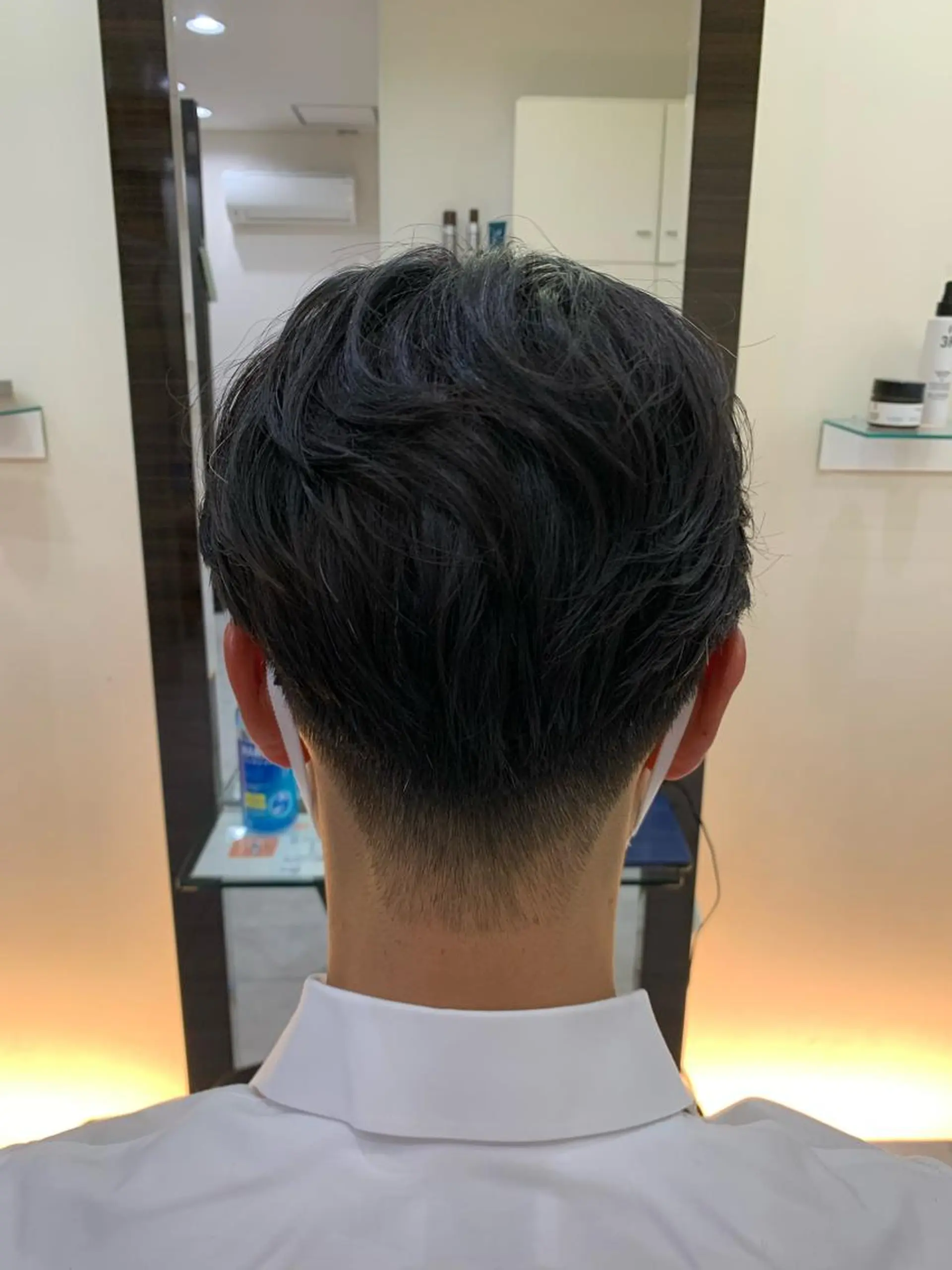 ショート メンズ RIKA💙パーマ 艶カラー💙のヘアスタイル