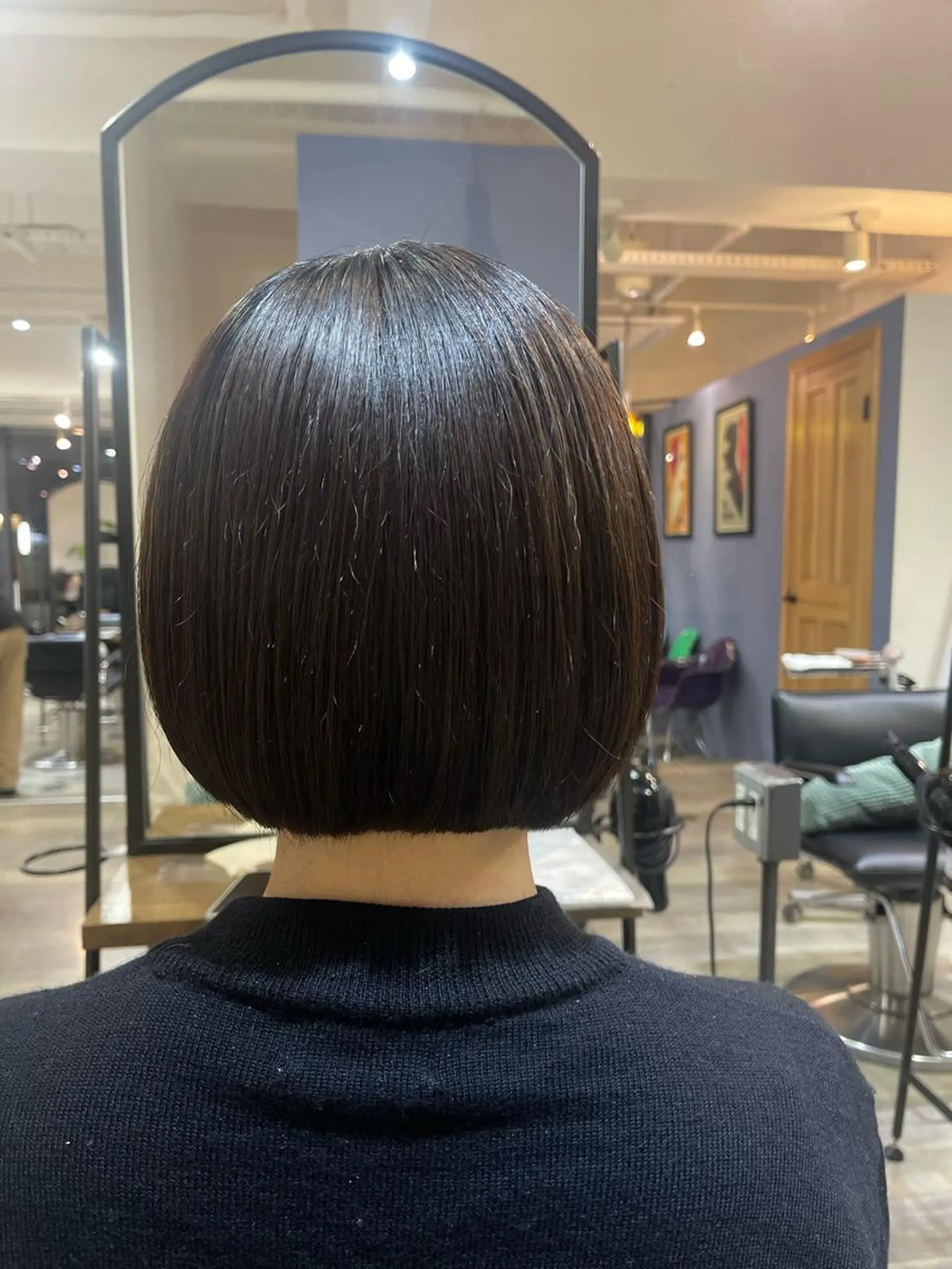 ショート ボブ 米元 春奈のヘアスタイル
