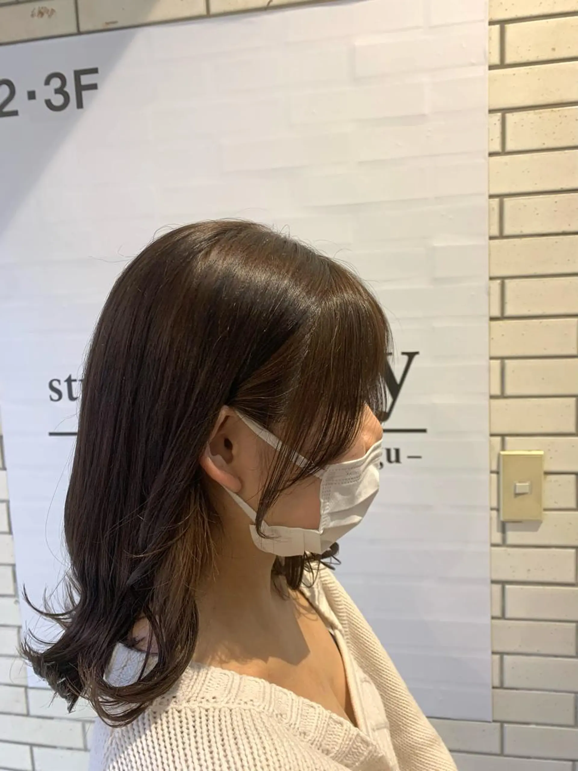 ミディアム 顔周りカット 年内期間限定 🫧まゆ🫧のヘアスタイル