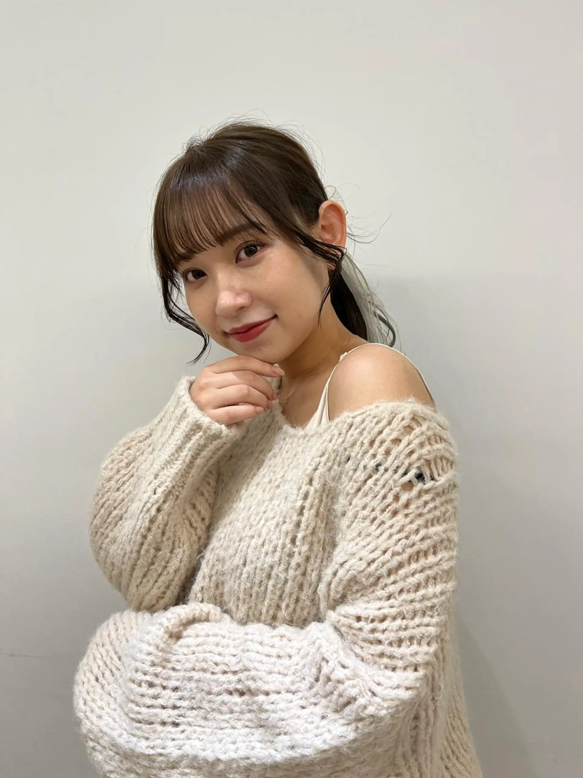 セミロング カラー カット 韓国ヘア/耳ツボジュ エリー♡ayumuのヘアスタイル