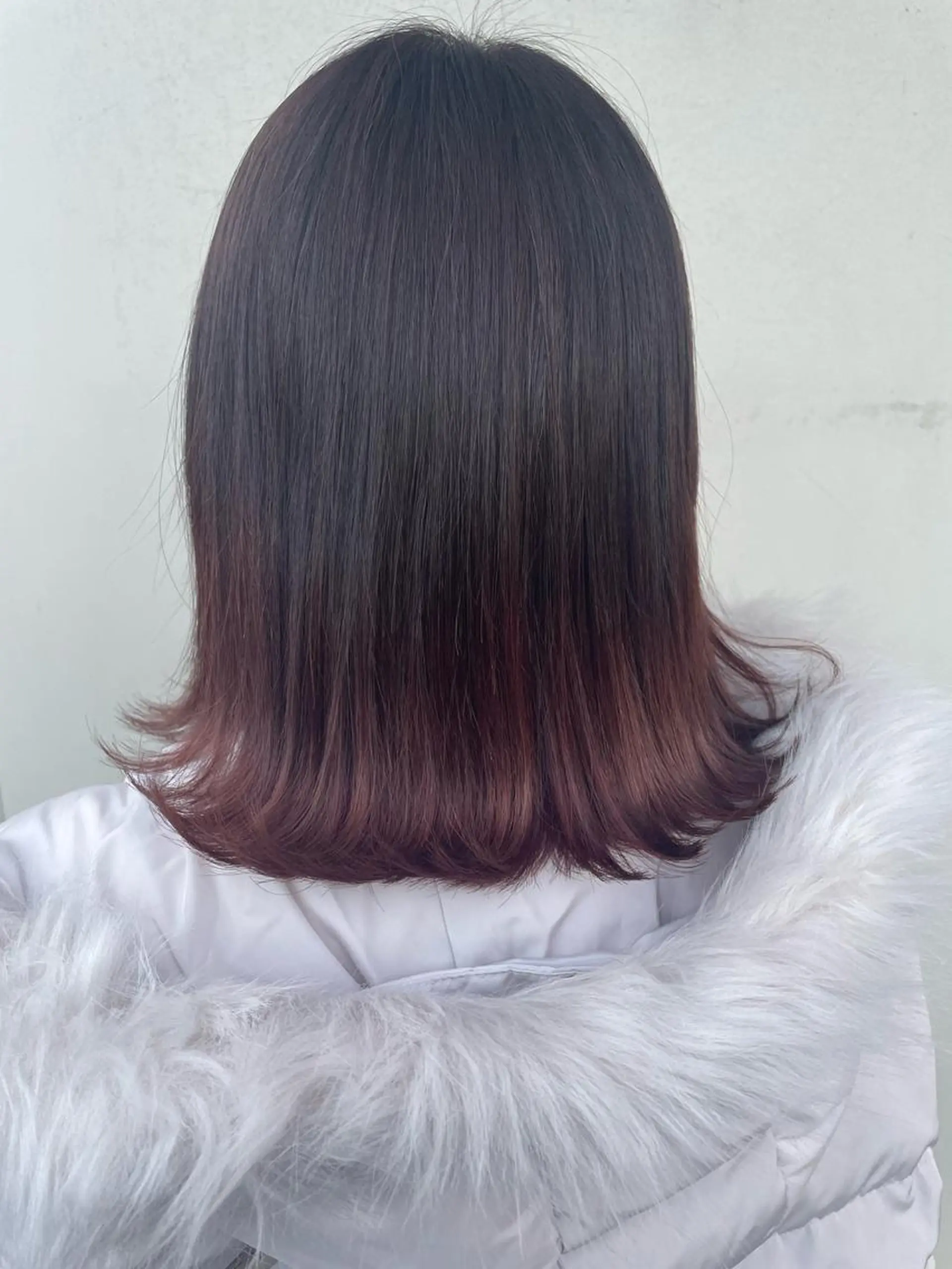 ミディアム カラー 🎀透明感×ちゅるん ピンク🎀ゆきののヘアスタイル