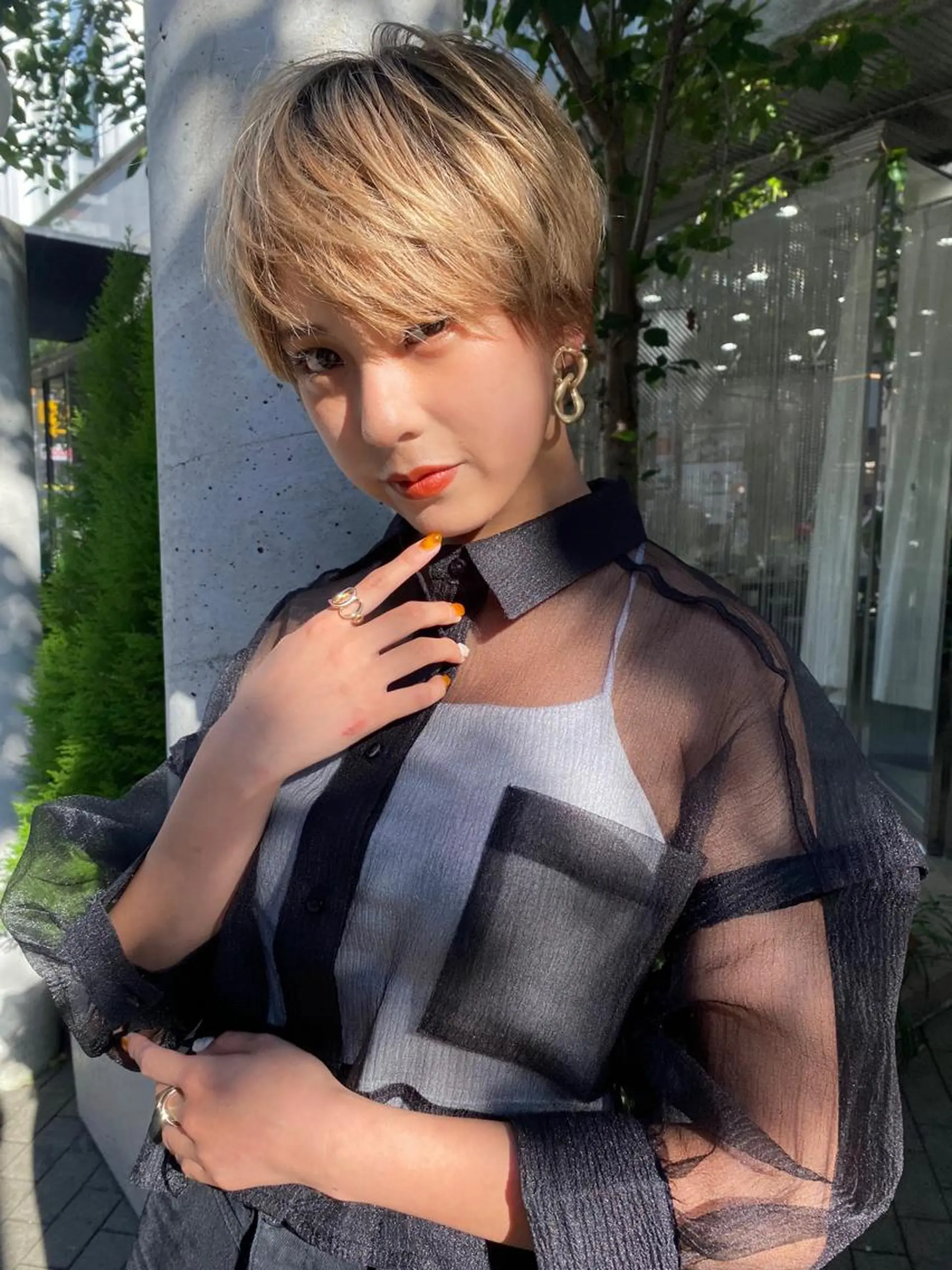 ショート sand 大阪梅田所属・ショートパーマ🌀 ✂︎小寺仁紫のヘアスタイル