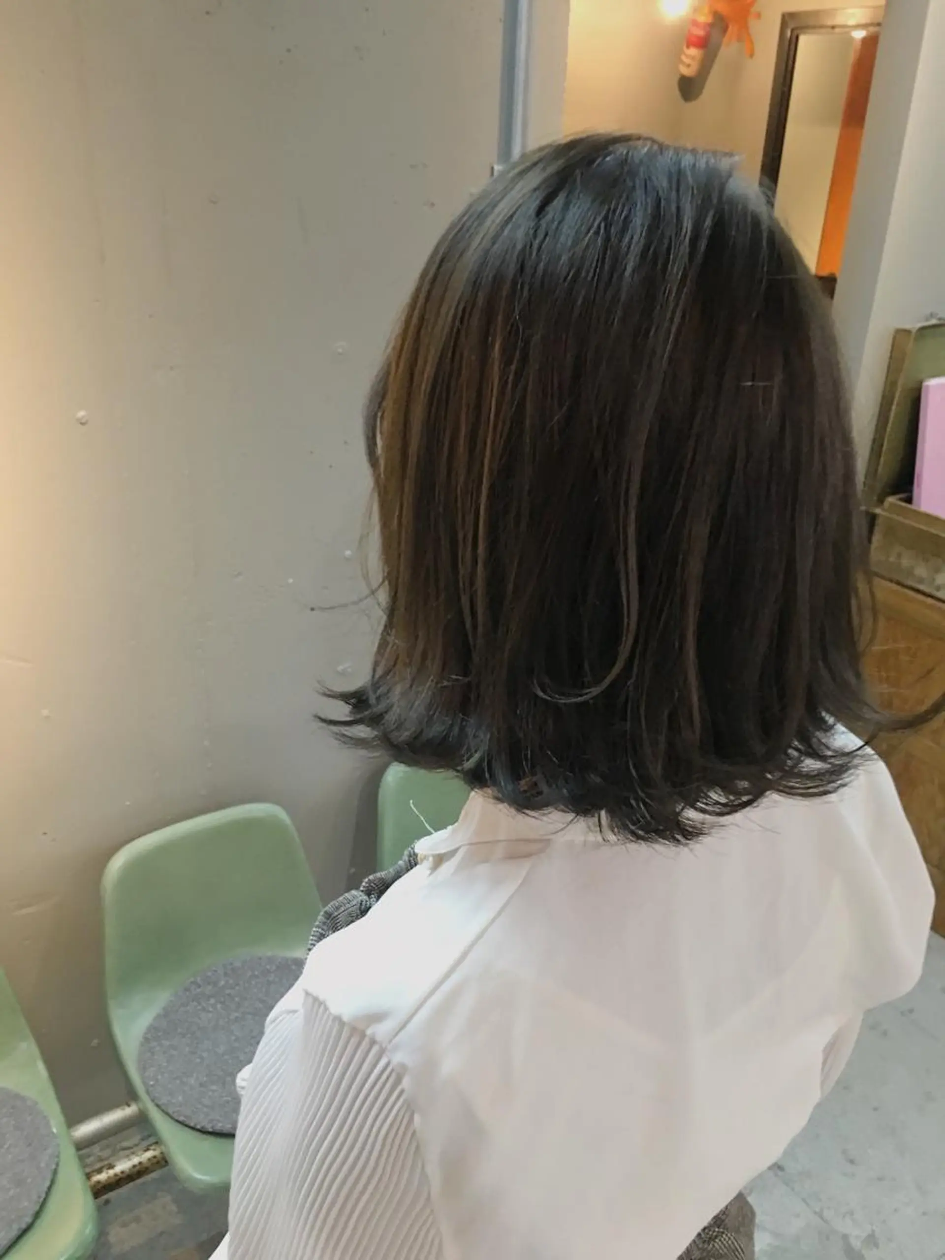 ショート カラー パーマ アッシュ オレンジ カット ヘアカラー トリートメント 代表 中島貴志のヘアスタイル