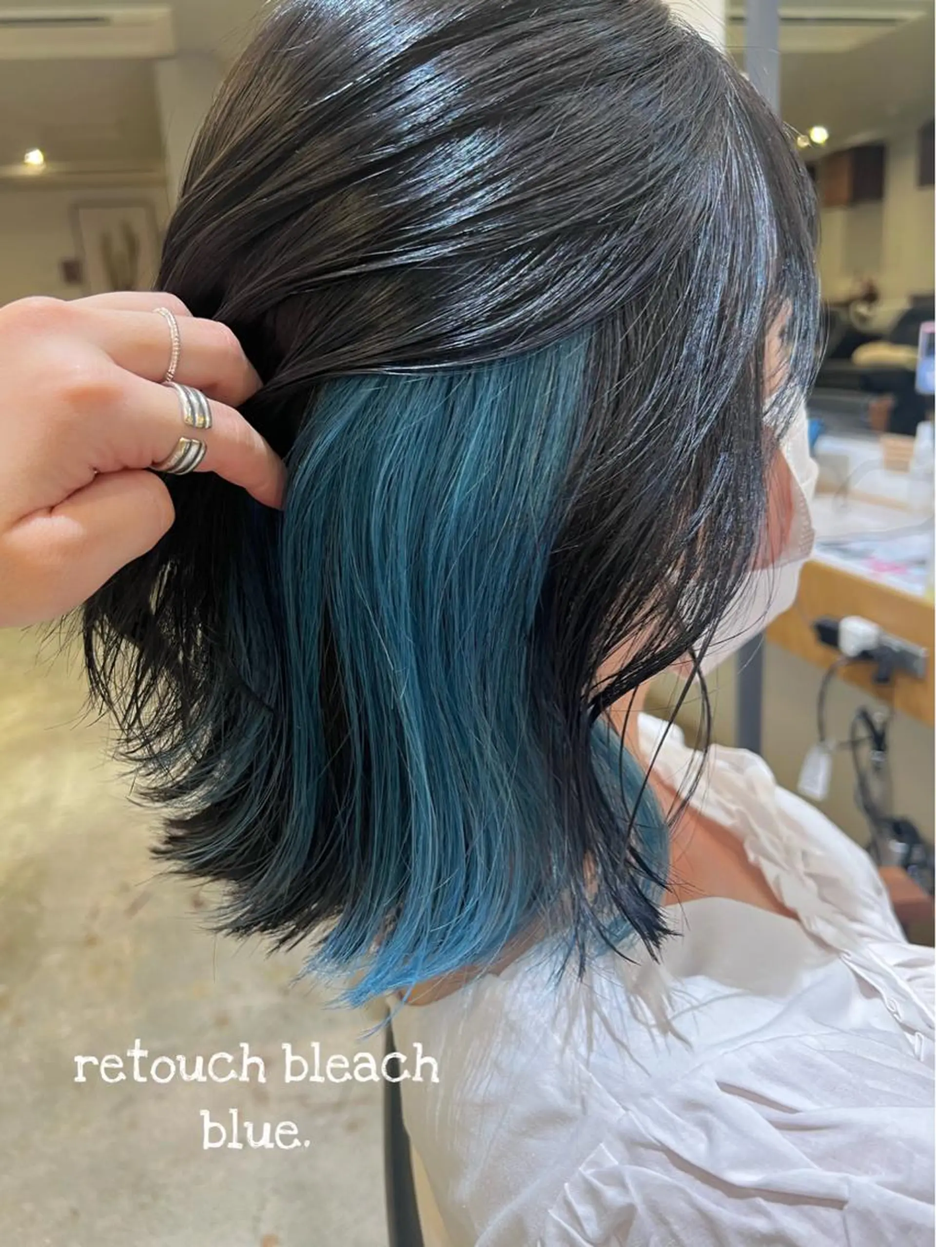 ミディアム カラー ブリーチ Kana 🍋 ハイトーン【高円寺】のヘアスタイル