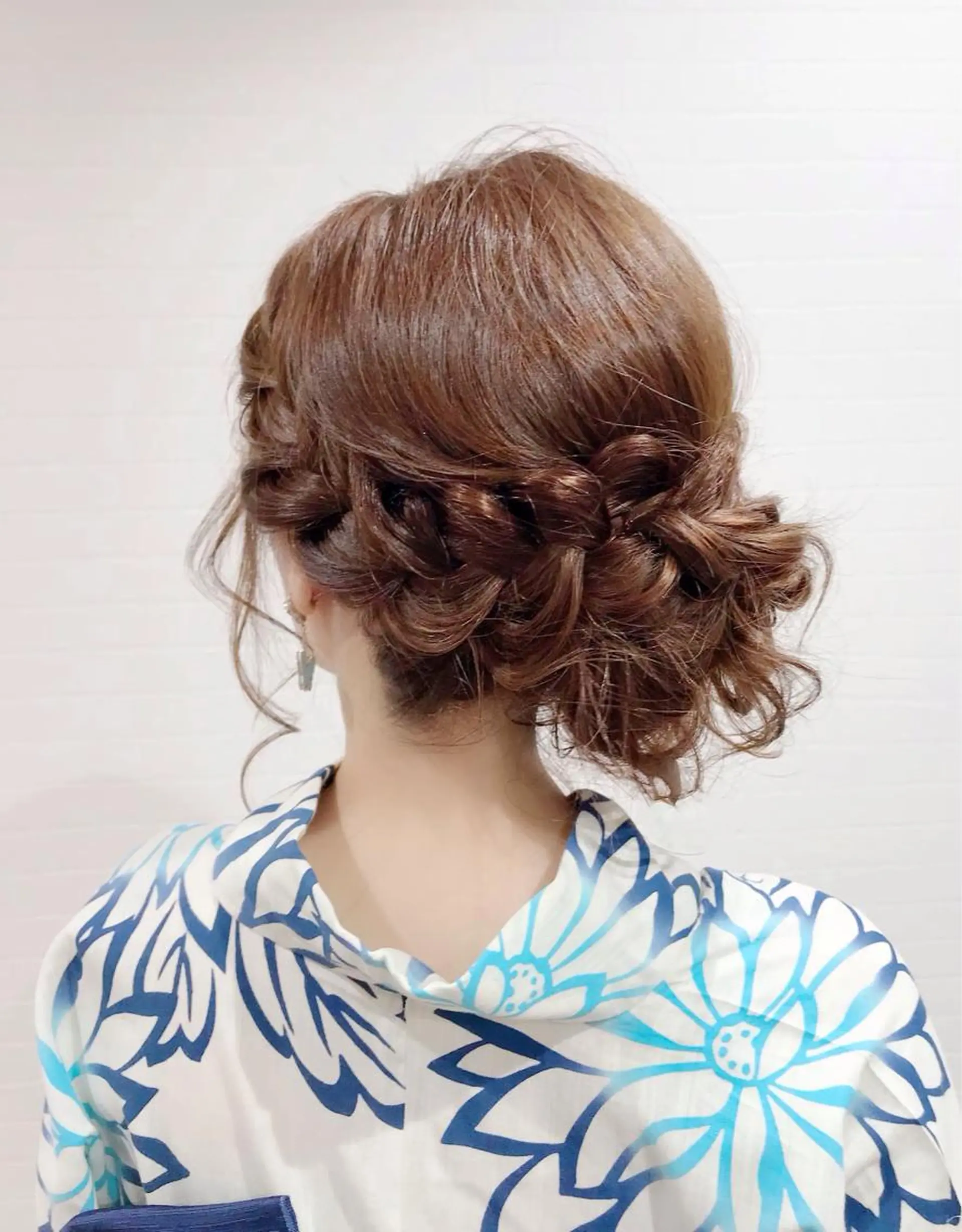 セミロング ヘアアレンジ 浴衣 GRANLUSSO 〜グランルッソ駅前店所属・木口 嘉美のヘアスタイル