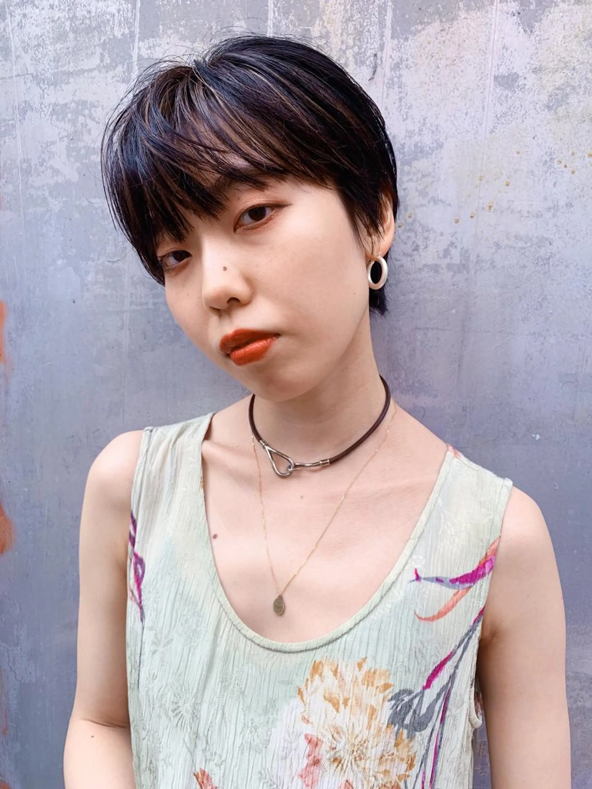 ショート ハイライト ショートヘア カット ヘアカラー トリートメント ヘアセット ブリーチカラーNo. 1🌈 RYOGAのヘアスタイル