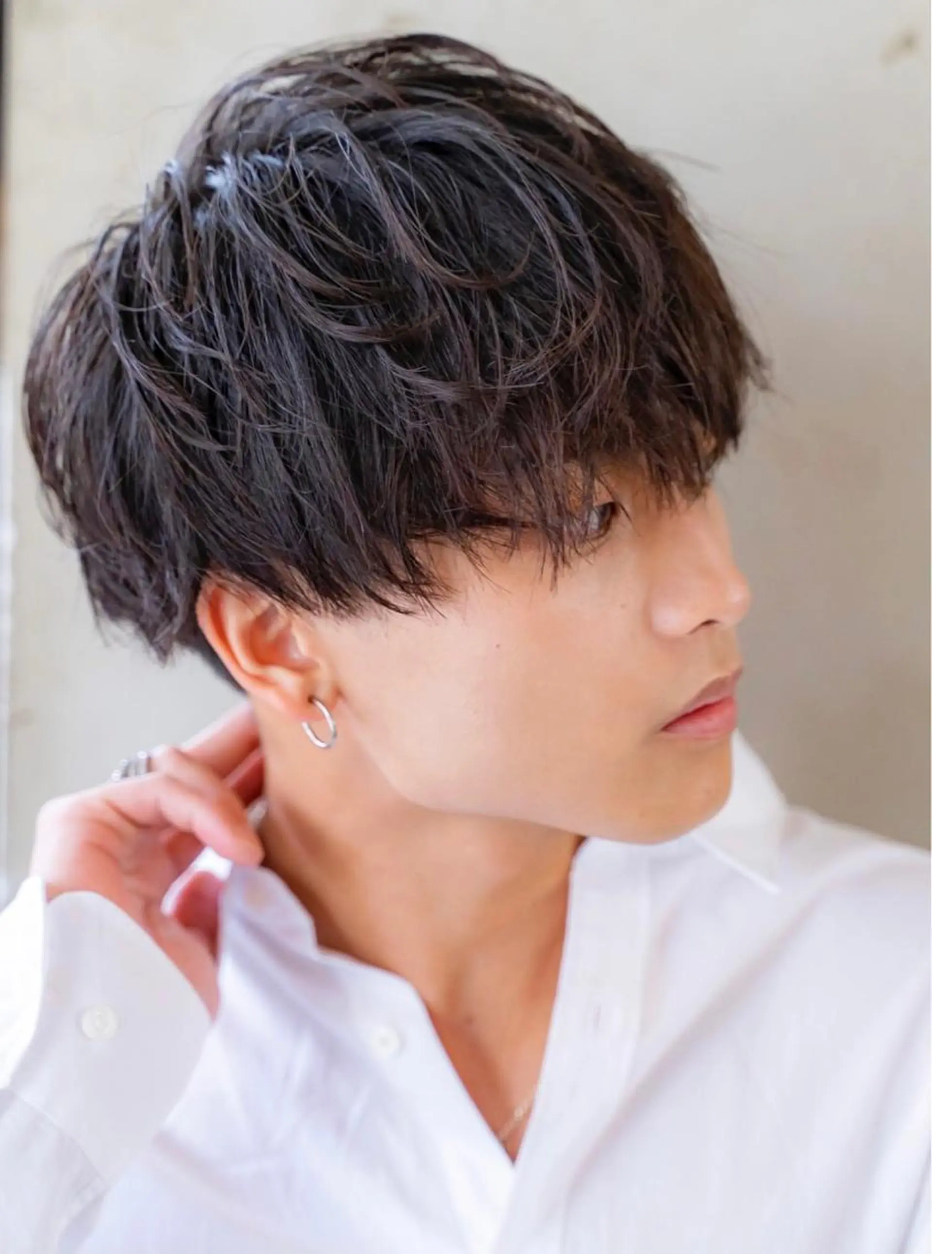 ショート カラー パーマ メンズ カット パーマ トリートメント ヘアセット 韓国ヘア/髪質改善 ✂️ヤマトのヘアスタイル