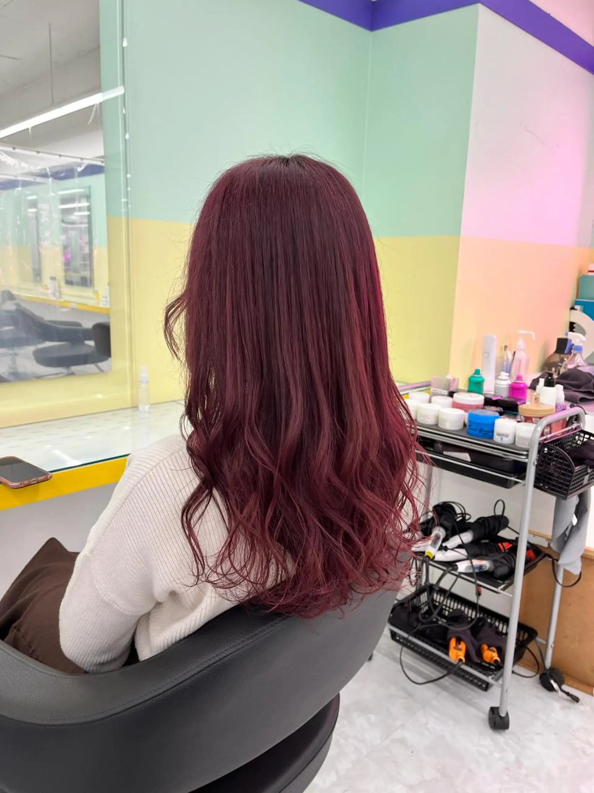 ロング カット ヘアカラー トリートメント ヘッドスパ ヘアセット I S所属・🌿透明感カラー‪ 縮毛矯正✨かずきのヘアスタイル