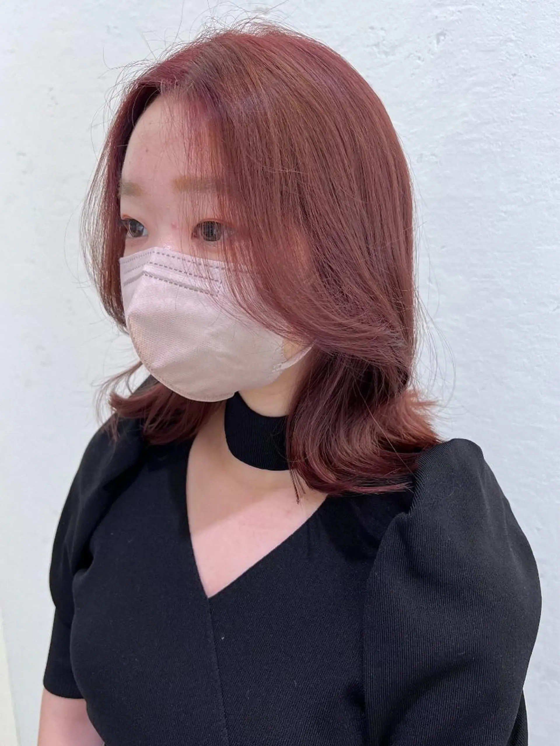 ミディアム カラー カット トリートメント 韓国ヘア×髪質改善 /yoshikaのヘアスタイル