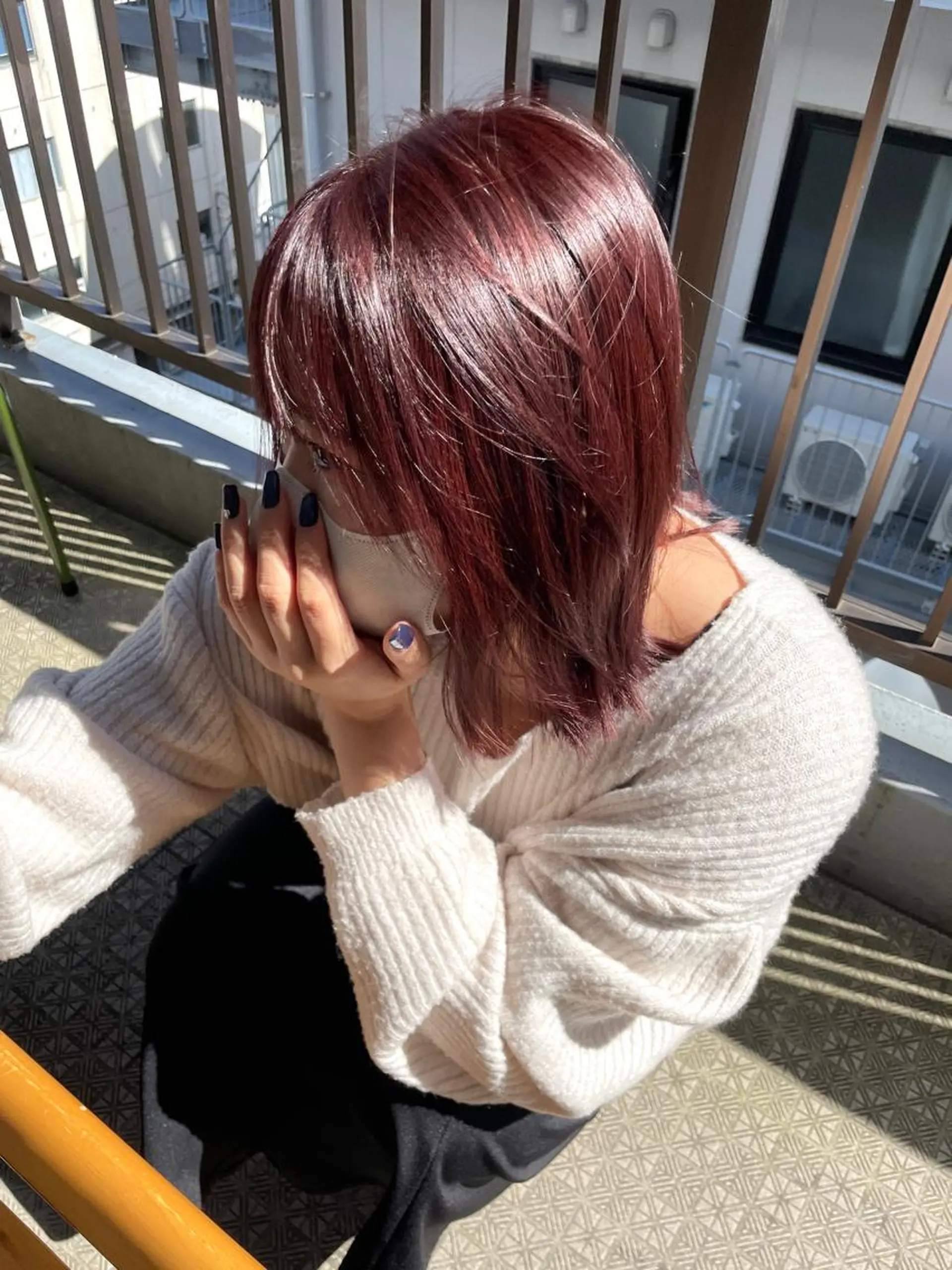 ミディアム カット ヘアカラー トリートメント vivre libre所属・vivre libreのヘアスタイル