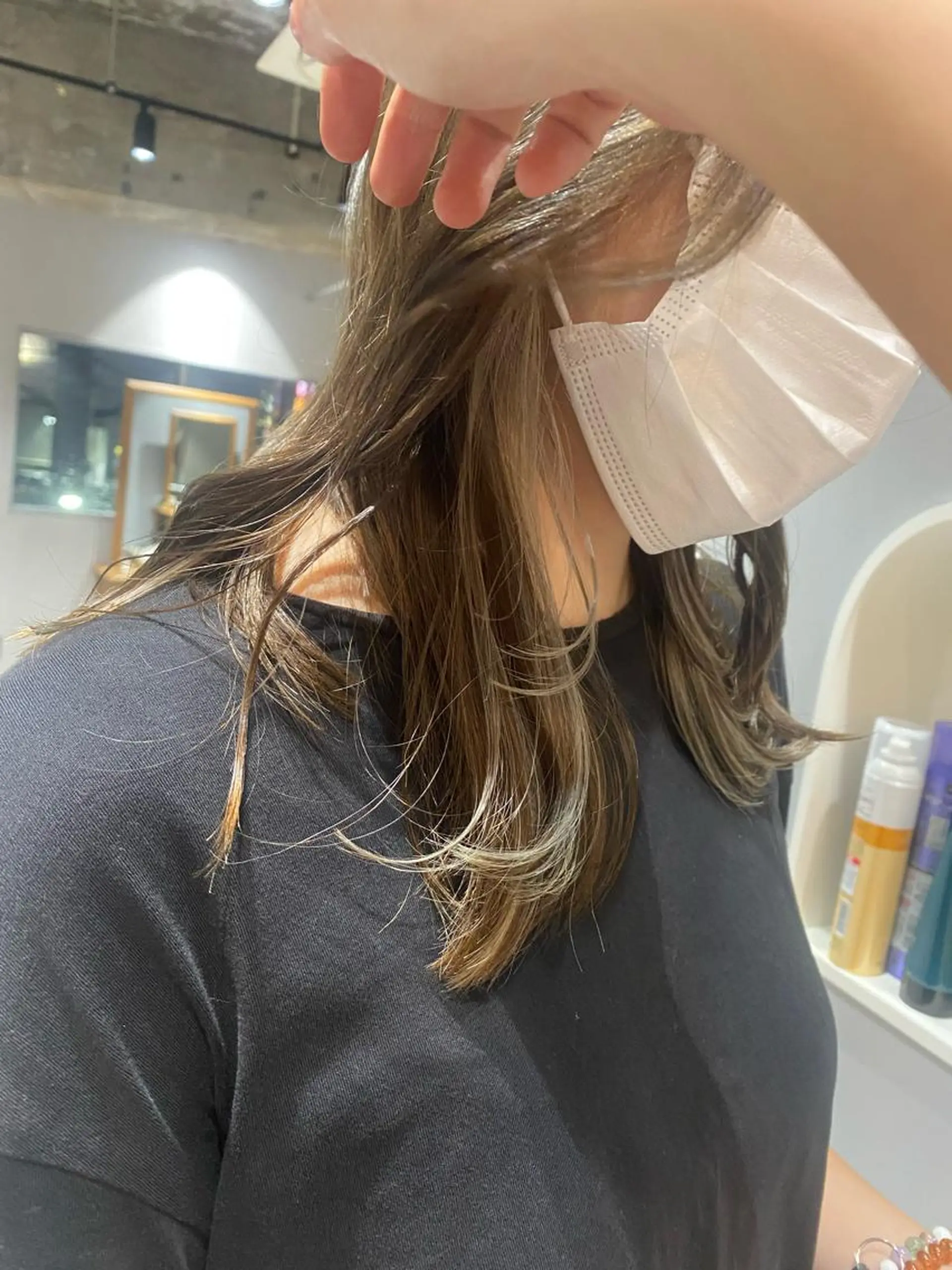 ミディアム ヘアカラー 韓国風&髪質改善特化 ✂️MISAKI✂️のヘアスタイル