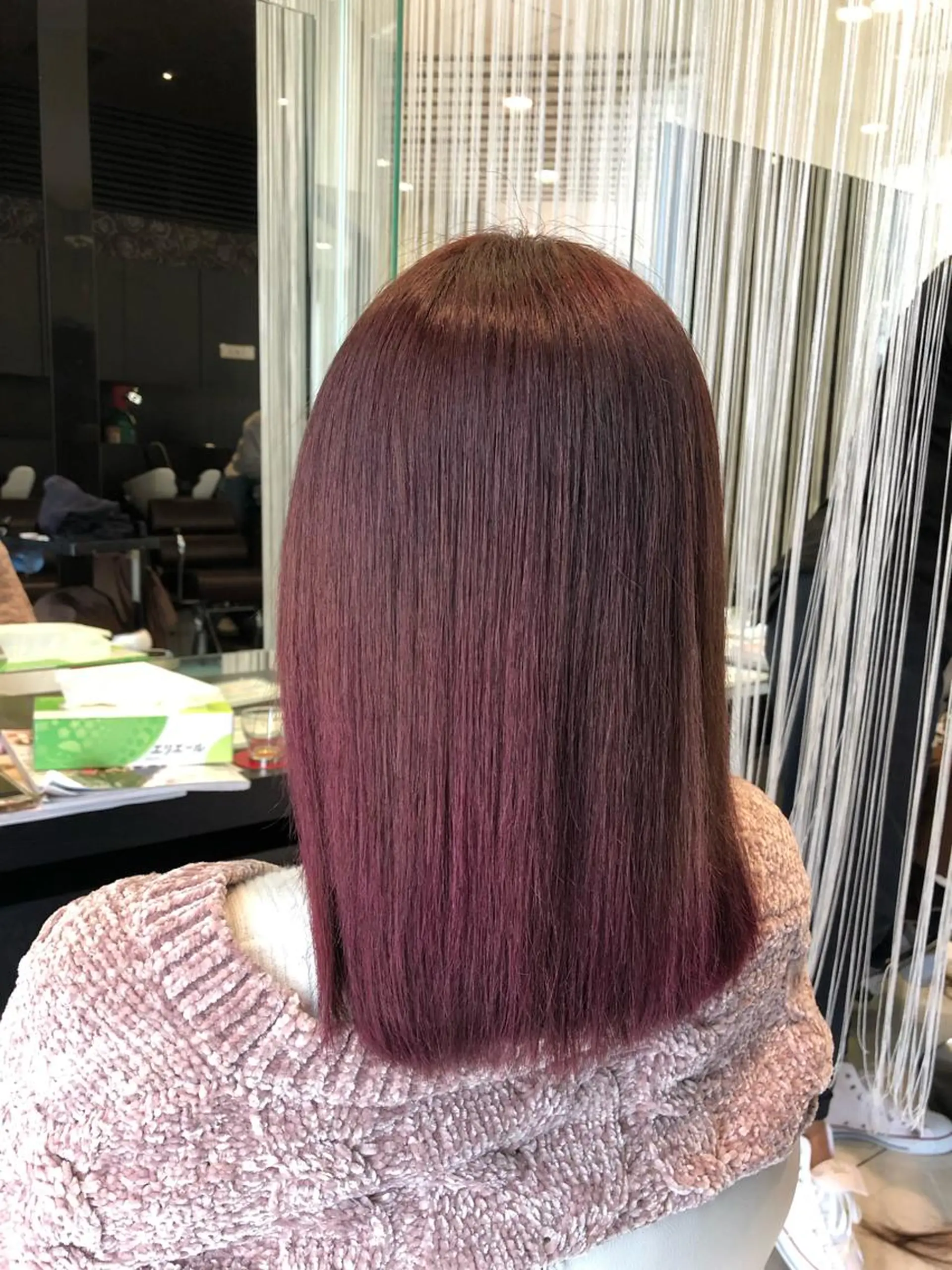 ミディアム カラー ヘアアレンジ グラデーションカラー ピンクカラー カット ヘアカラー トリートメント U&i所属・大塚 貴之のヘアスタイル