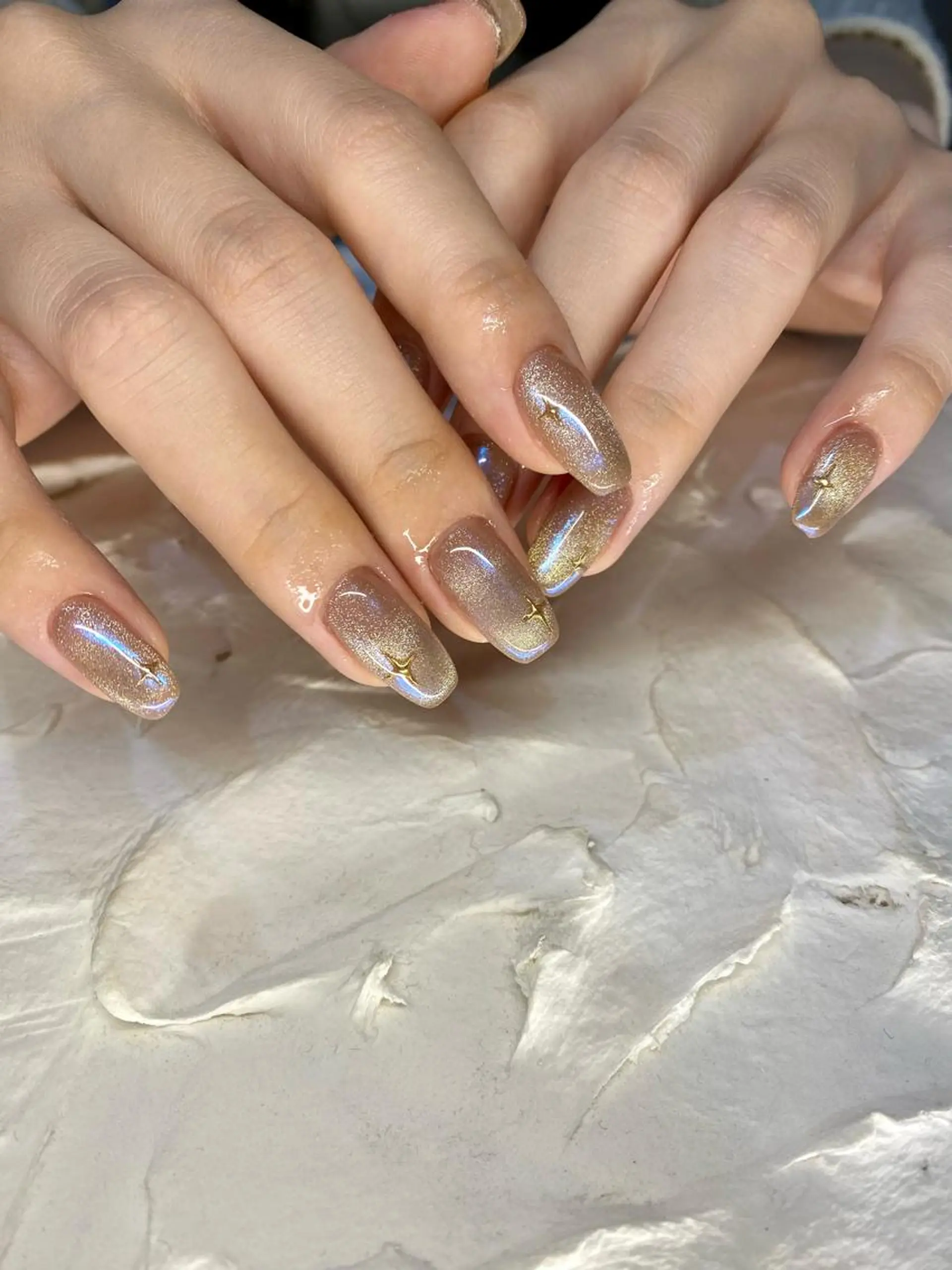 ネイル アートネイル マグネットネイル nail salon eve...のネイルデザイン
