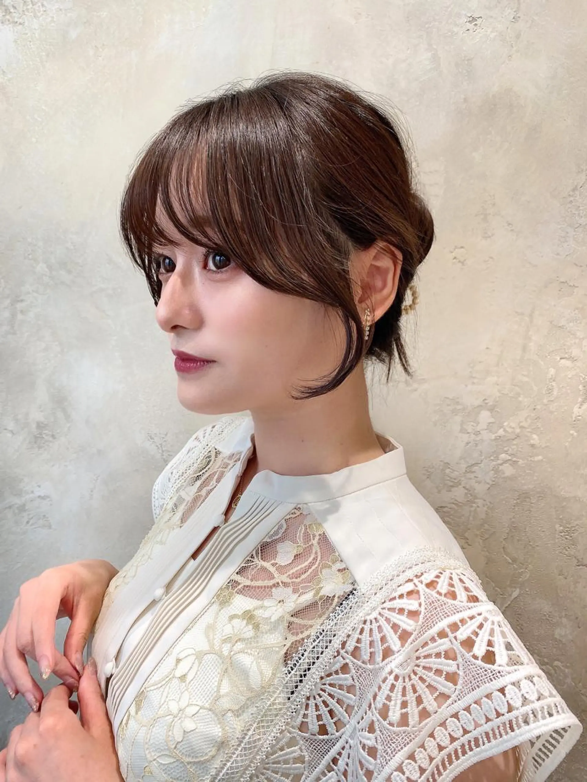 セミロング カラー ベージュカラー ブラウンカラー ブラウンベージュ くびれヘア 顔周りカット カット ヘアカラー トリートメント 顔周り/くびれヘア 韓国ヘア💕風間るなのヘアスタイル