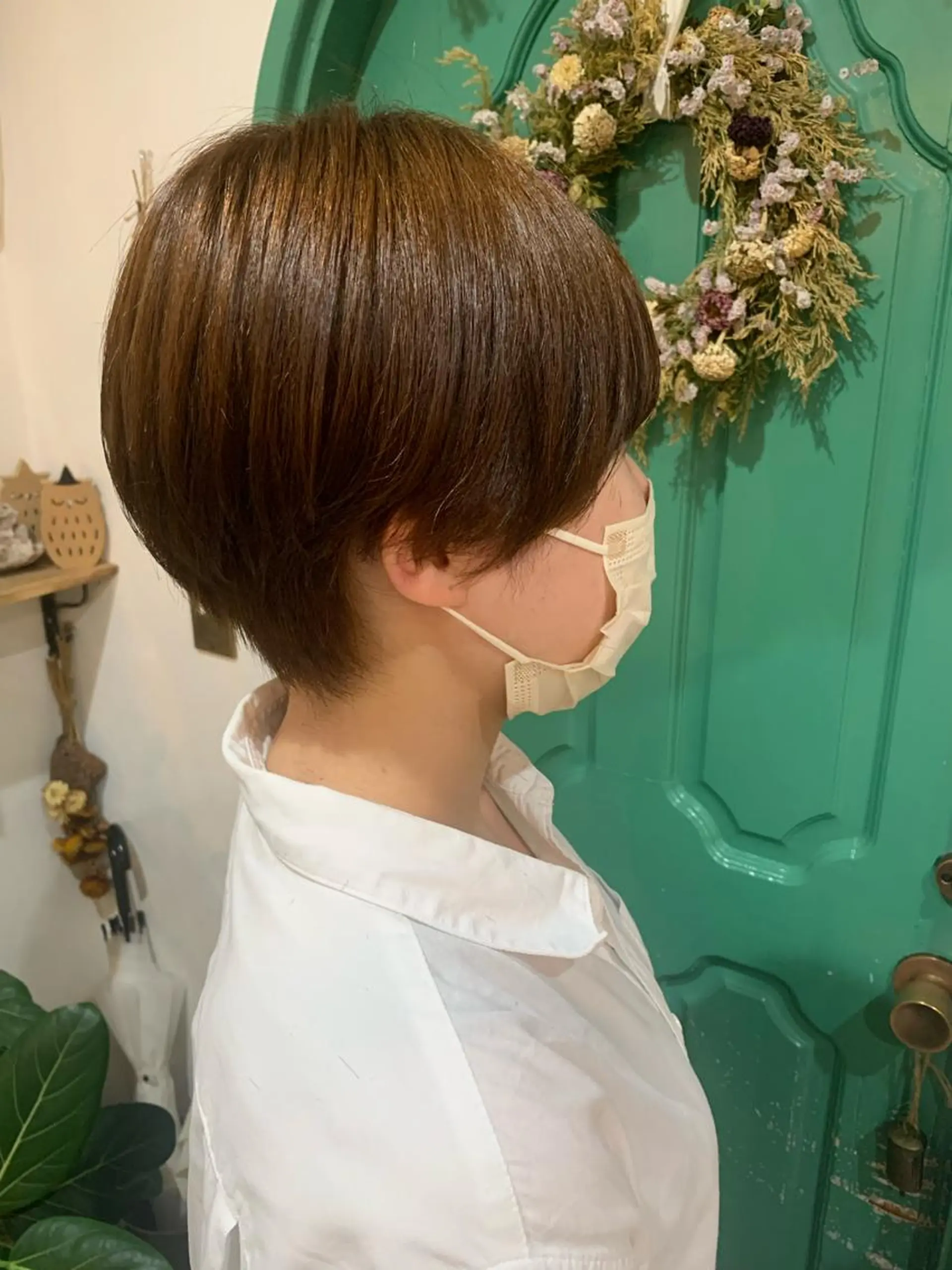 ショート カラー ショートヘア カット ヘアカラー 佐藤 美咲のヘアスタイル