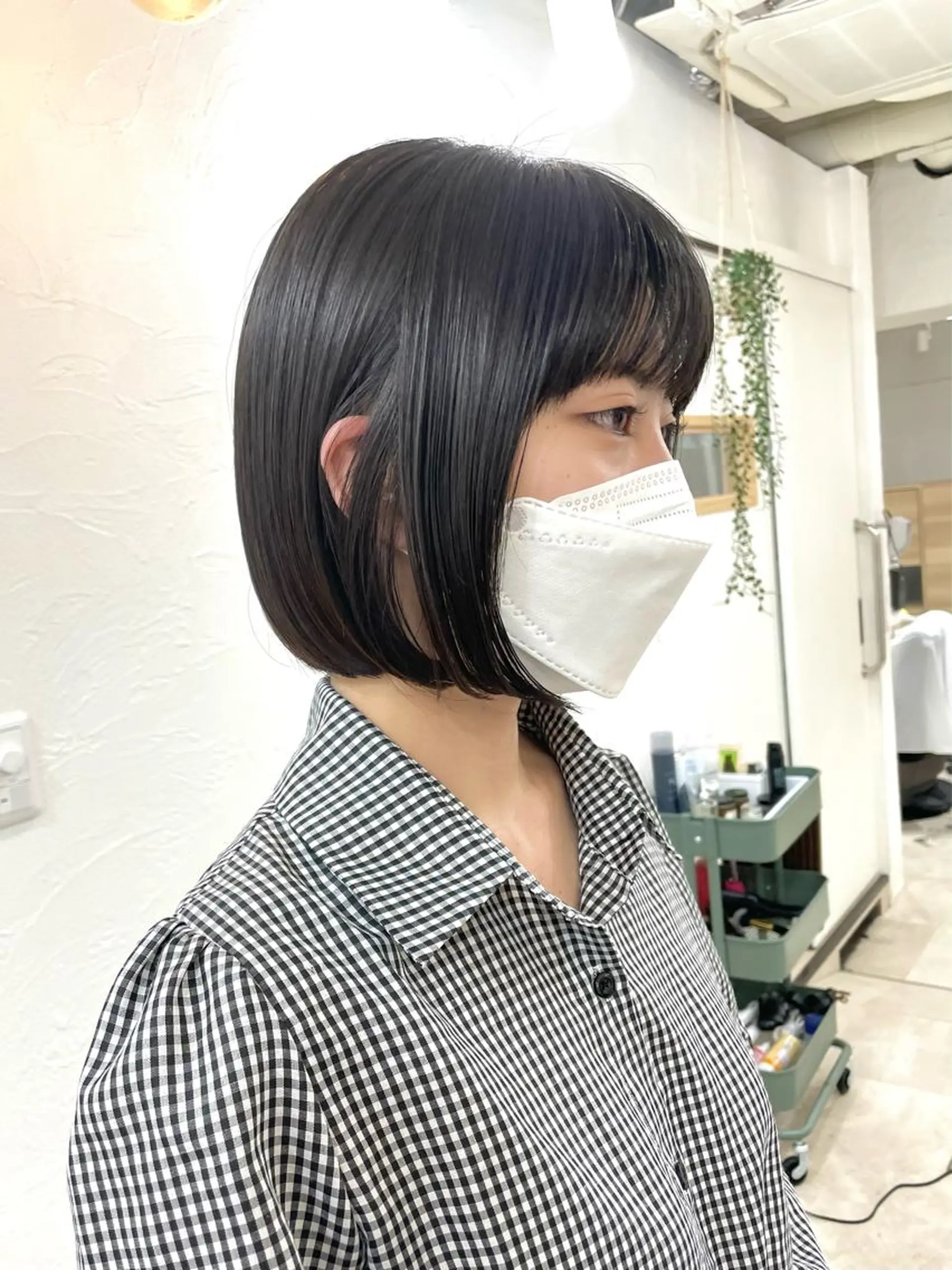 ショート 切りっぱなしボブ ボブ ハイライト ウルフカット 銀座No.1髪質改善 縮毛矯正/本木のヘアスタイル