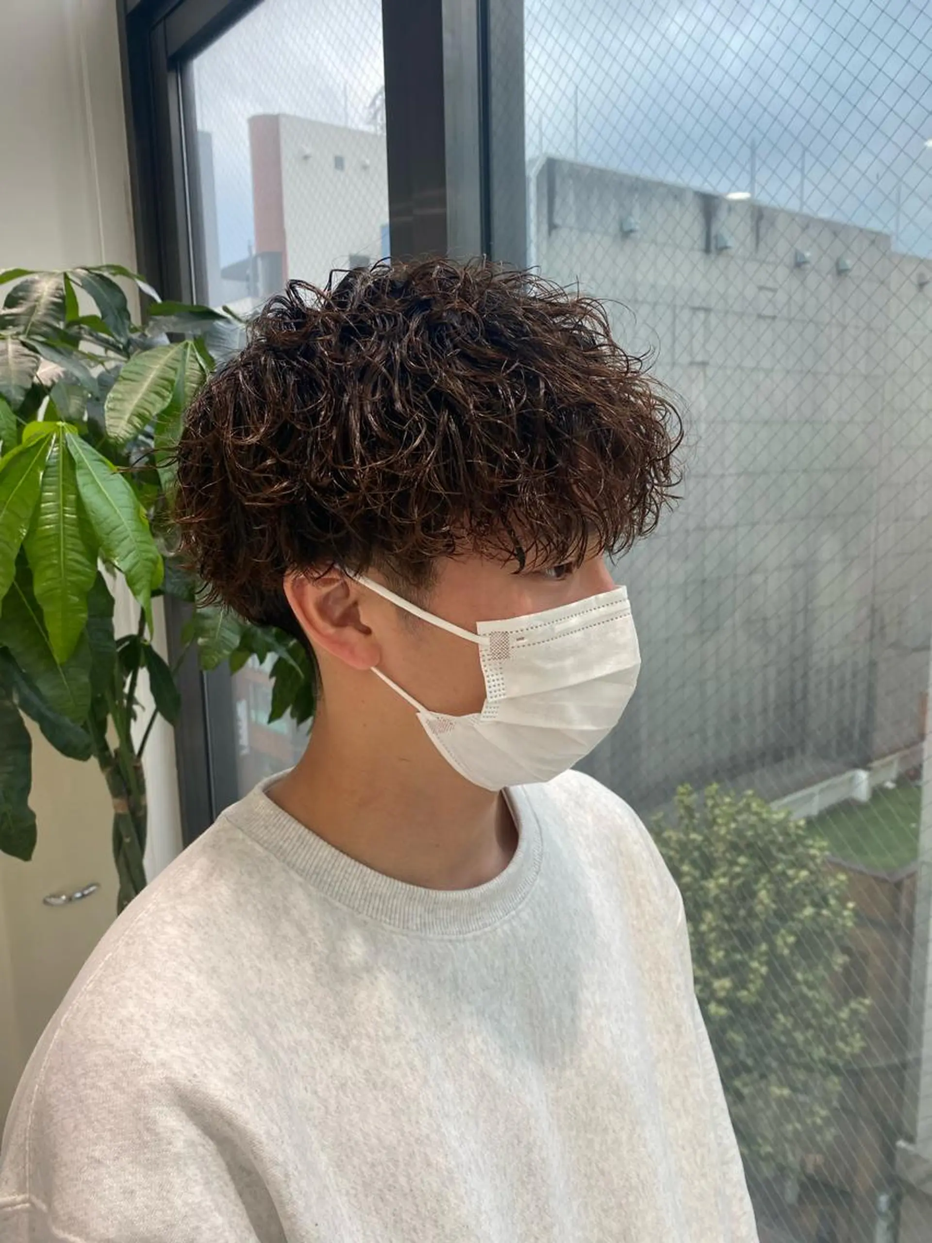 ショート パーマ メンズ 🥀社内技術講師🥀 稲場皓一のヘアスタイル