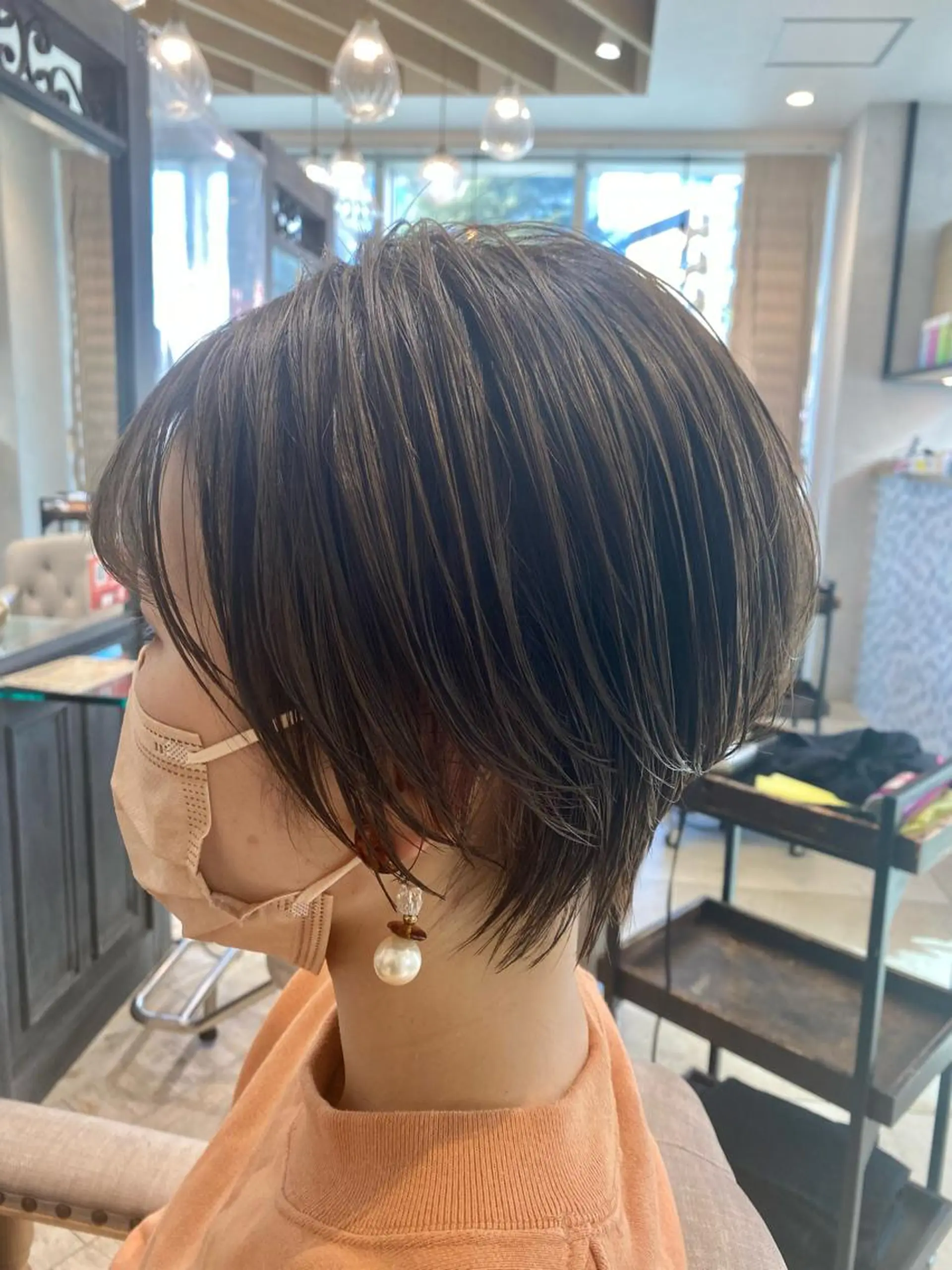 ショート カット ヘアカラー トリートメント 【店長】 ワンシーのヘアスタイル