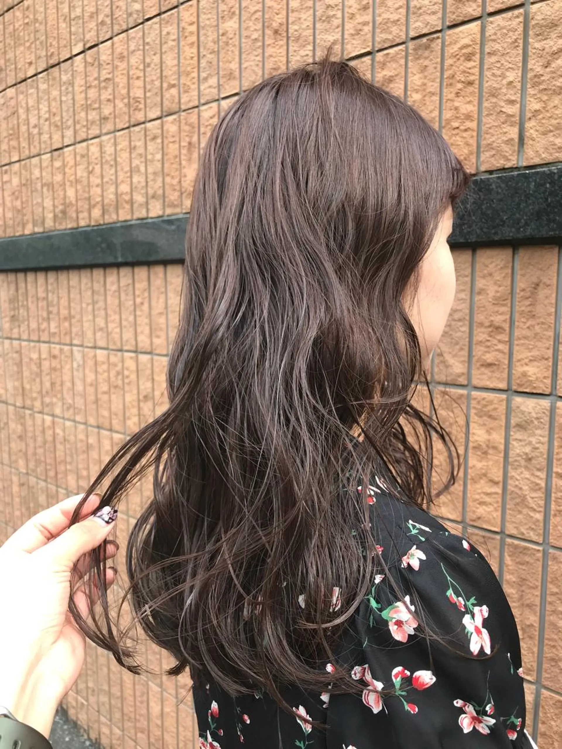 セミロング カラー ベージュカラー ヘアカラー トリートメント レイヤー/顔周り /AKARIのヘアスタイル