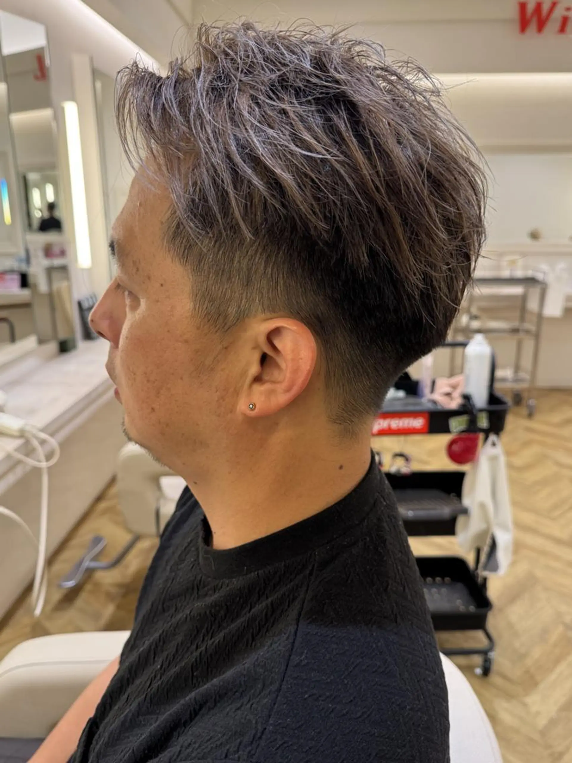 ショート ショートボブ ボブ ハイライト ショートヘア カット ヘアカラー メンズ特化型美容師 ✂︎SHO✂︎のヘアスタイル