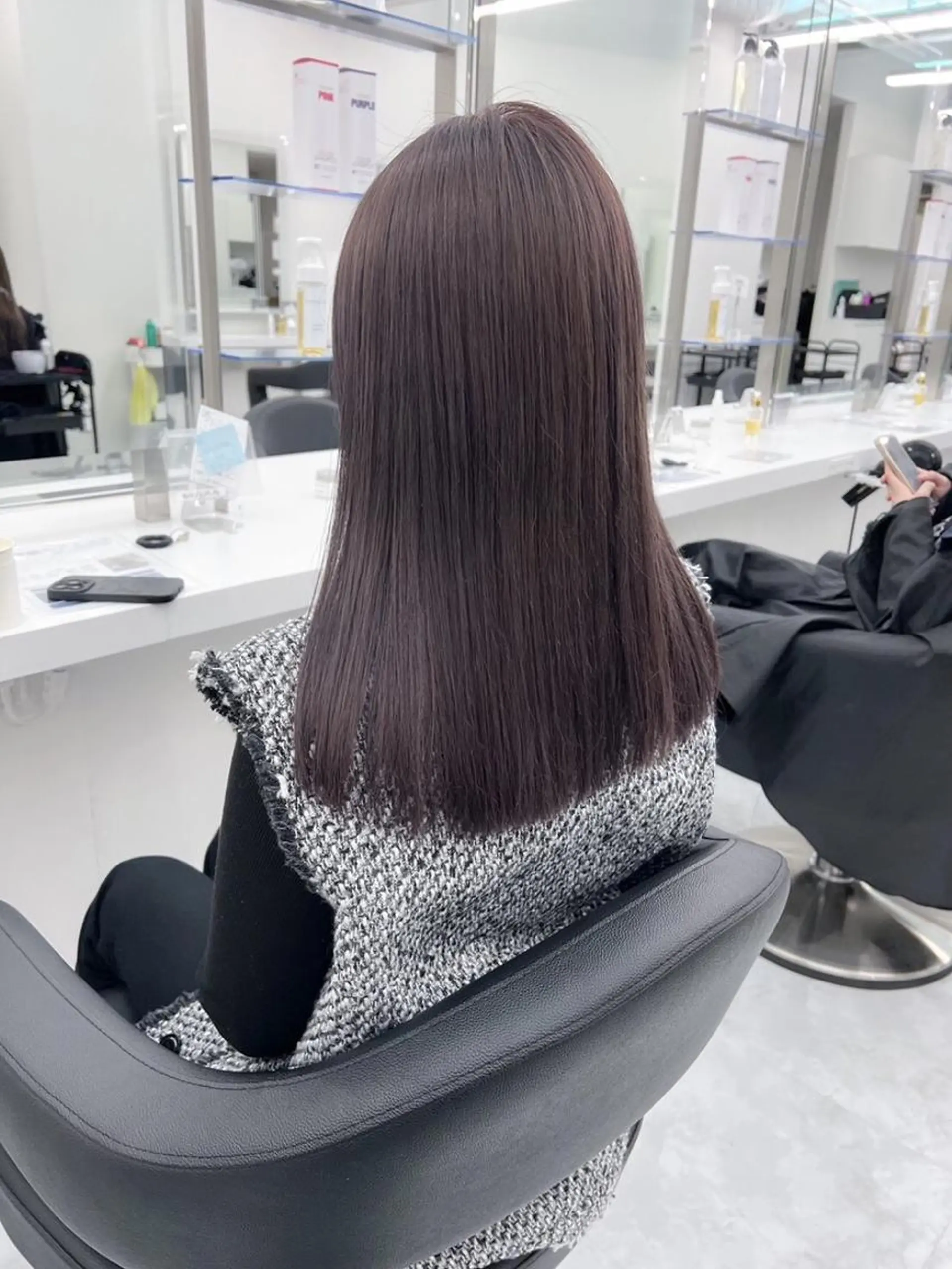 カラー 大人っぽ韓国ヘア🤍 yuma🐈‍⬛のヘアスタイル