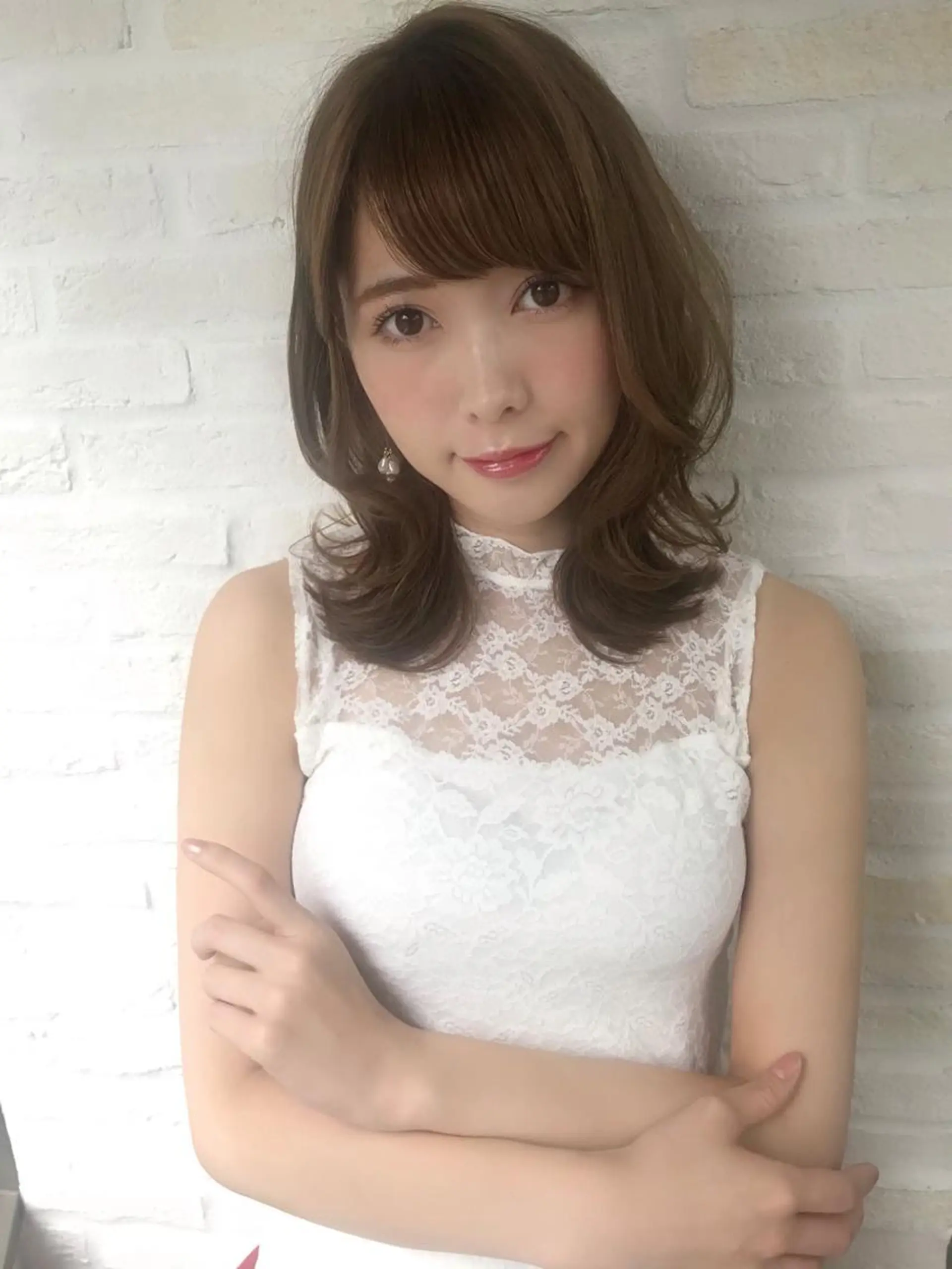 ミディアム ヘアリゾート粋　新宿三丁目本店所属・前地 麻衣のヘアスタイル