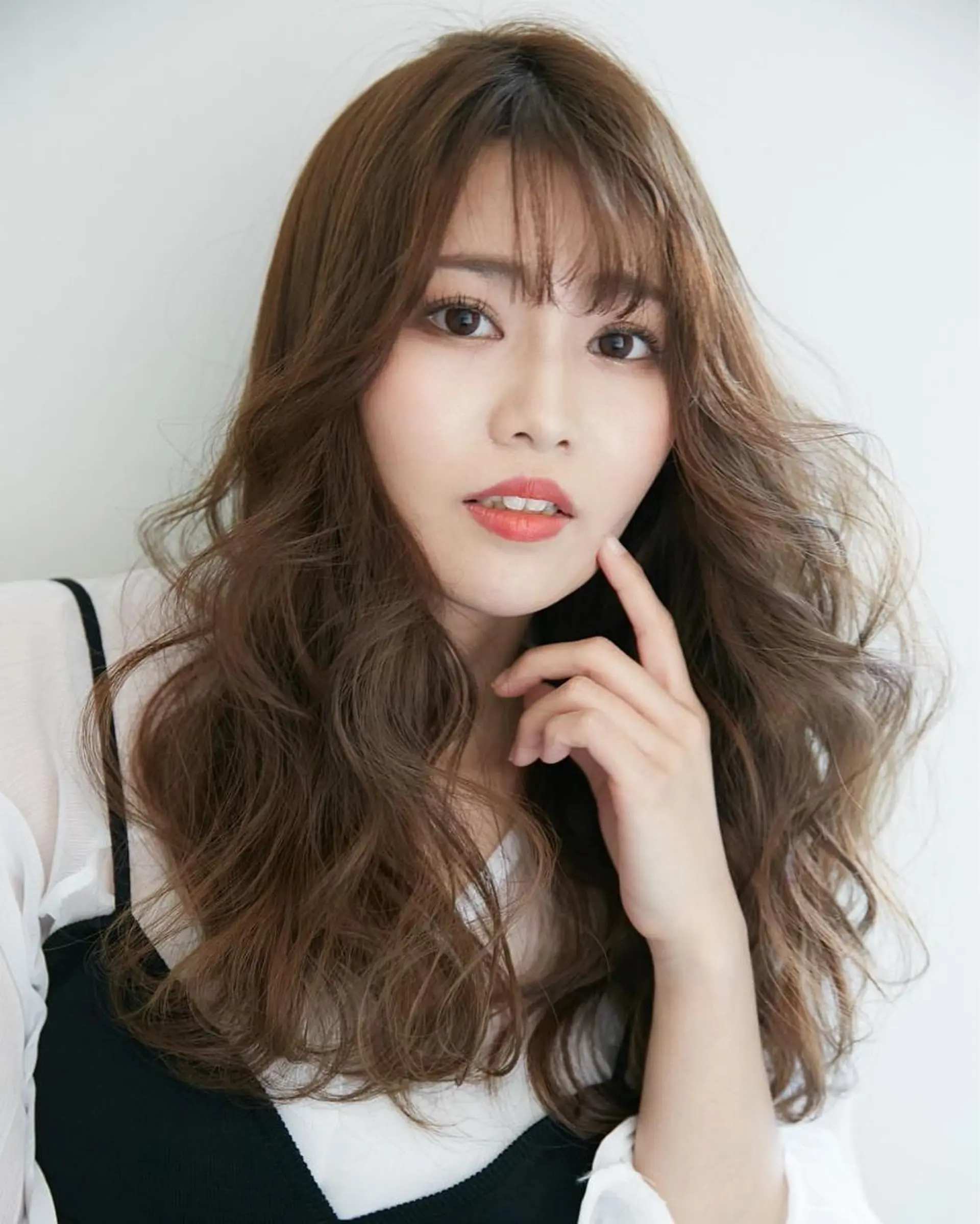 ロング カラー カット ヘアカラー トリートメント ヘアセット レイヤー/艶髪 🇰🇷Ryotaのヘアスタイル