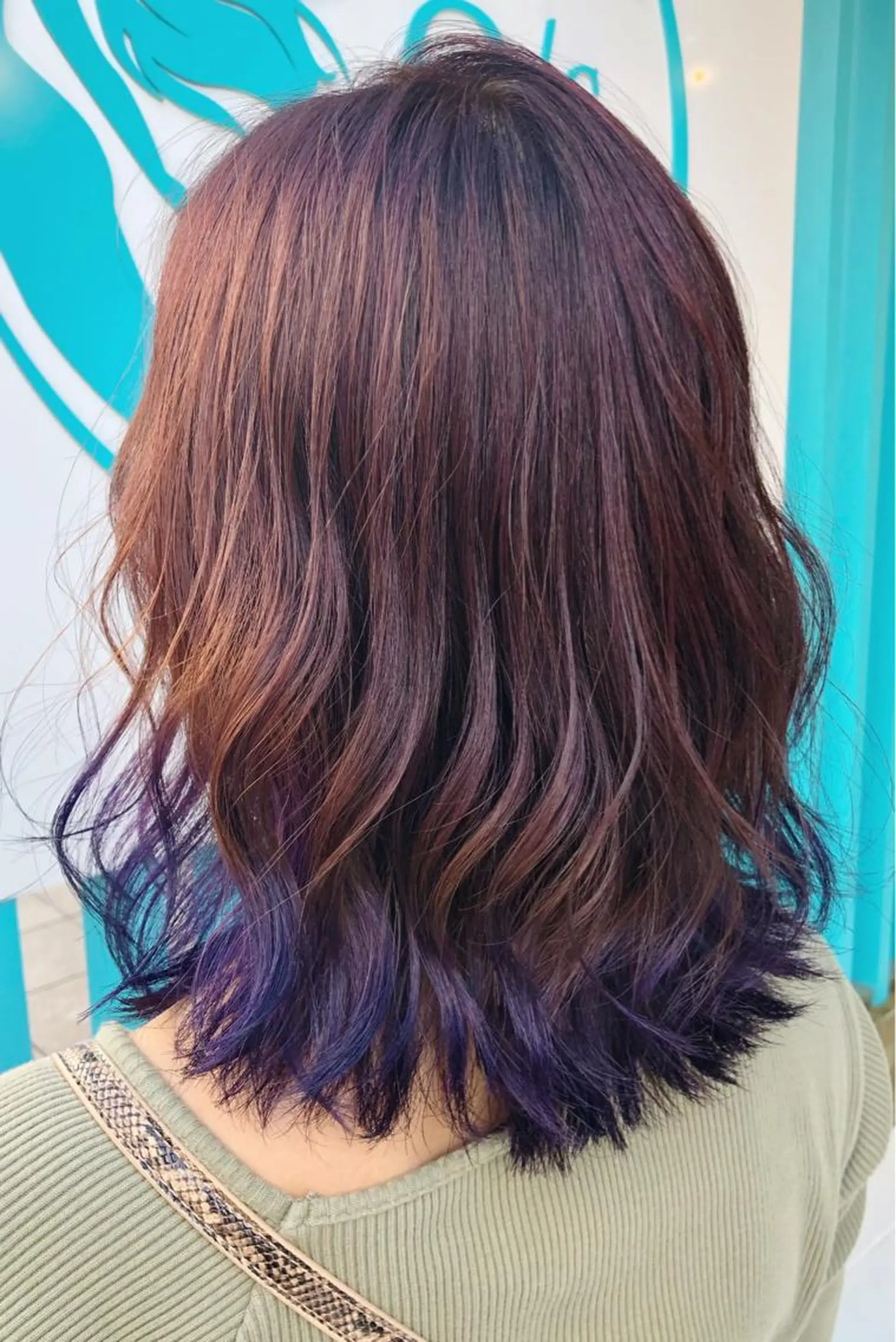 カラー バイオレットカラー 千葉 大聖のヘアスタイル