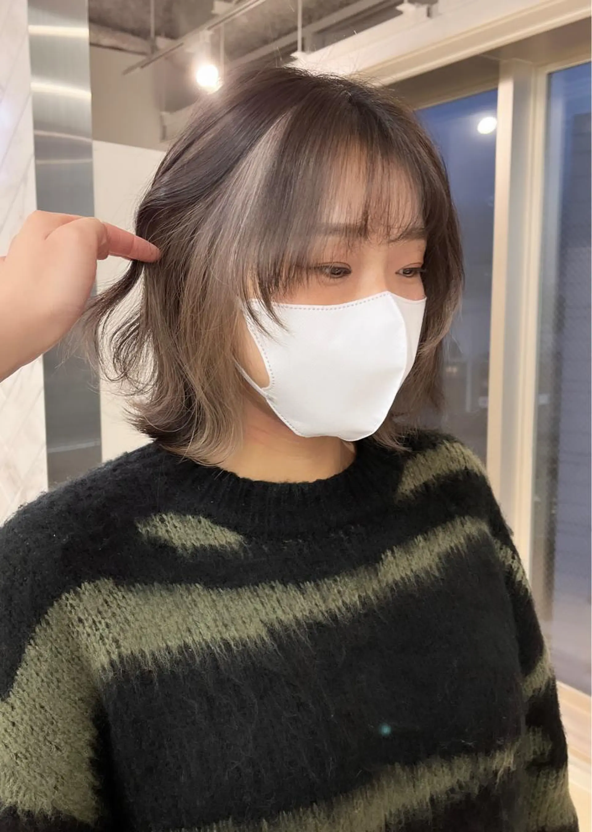 ショート karin💋海外風 ハイトーン/レイヤーのヘアスタイル