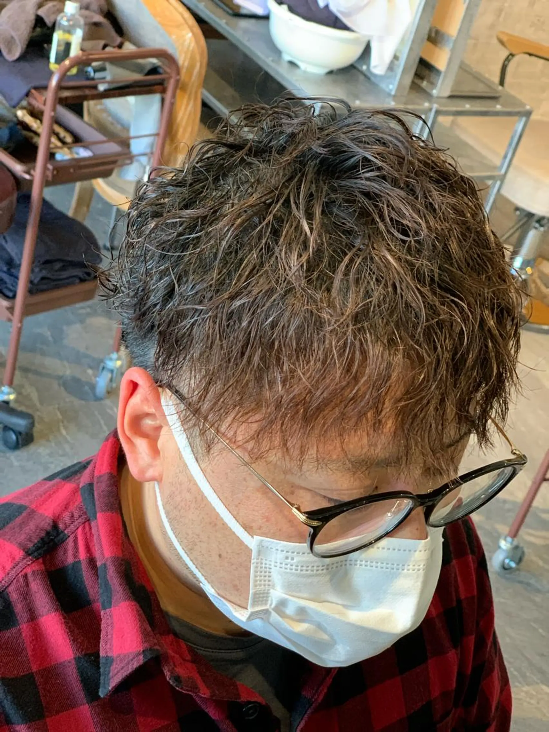 ショート ツイストパーマ ank classic hair【アンククラシックヘアー】所属・ハイライト職人撮影 モデル募集！齋藤祐哉のヘアスタイル