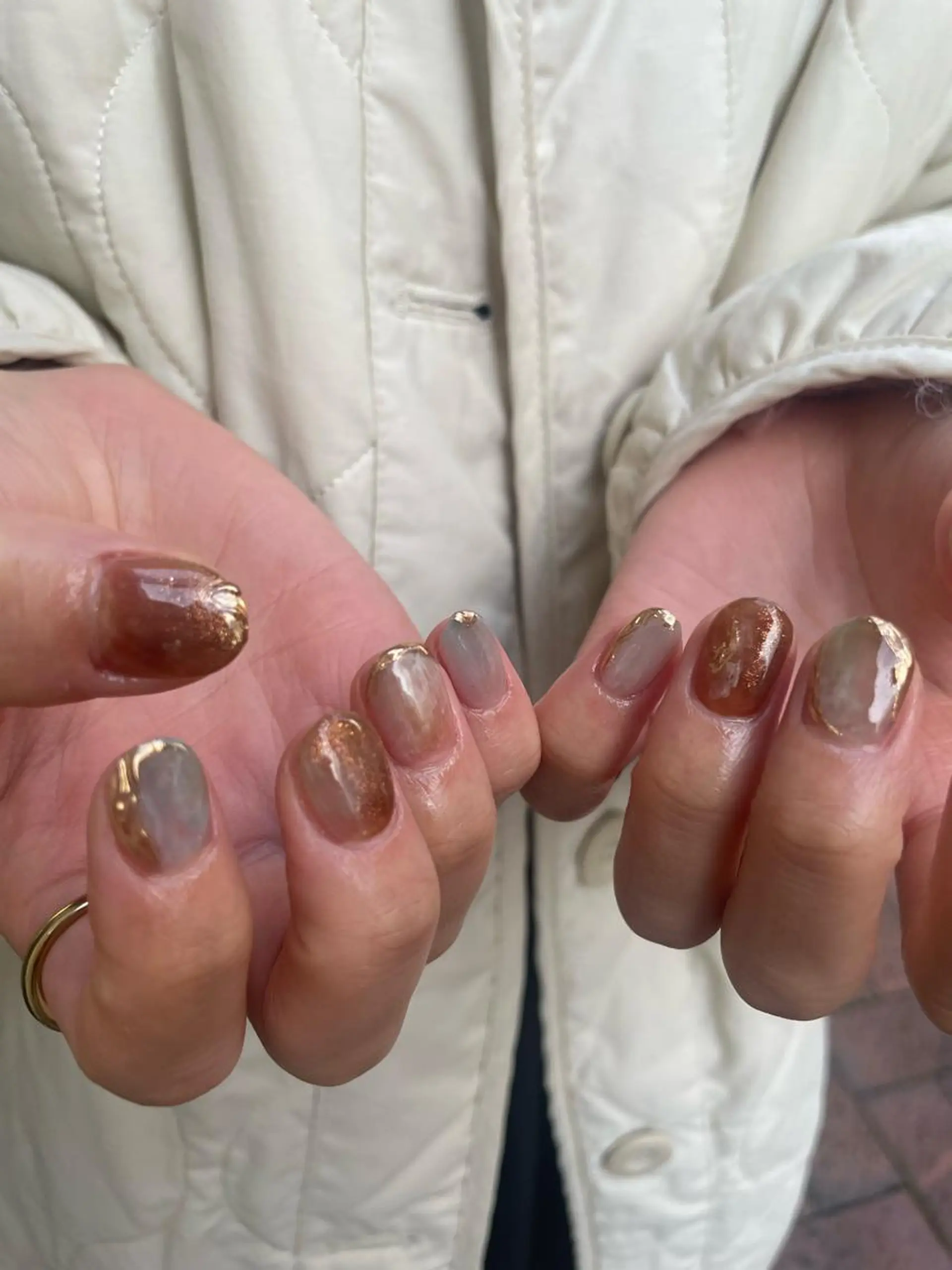 ネイル ハンドネイル 【淡色color/ nail】maikoのネイルデザイン
