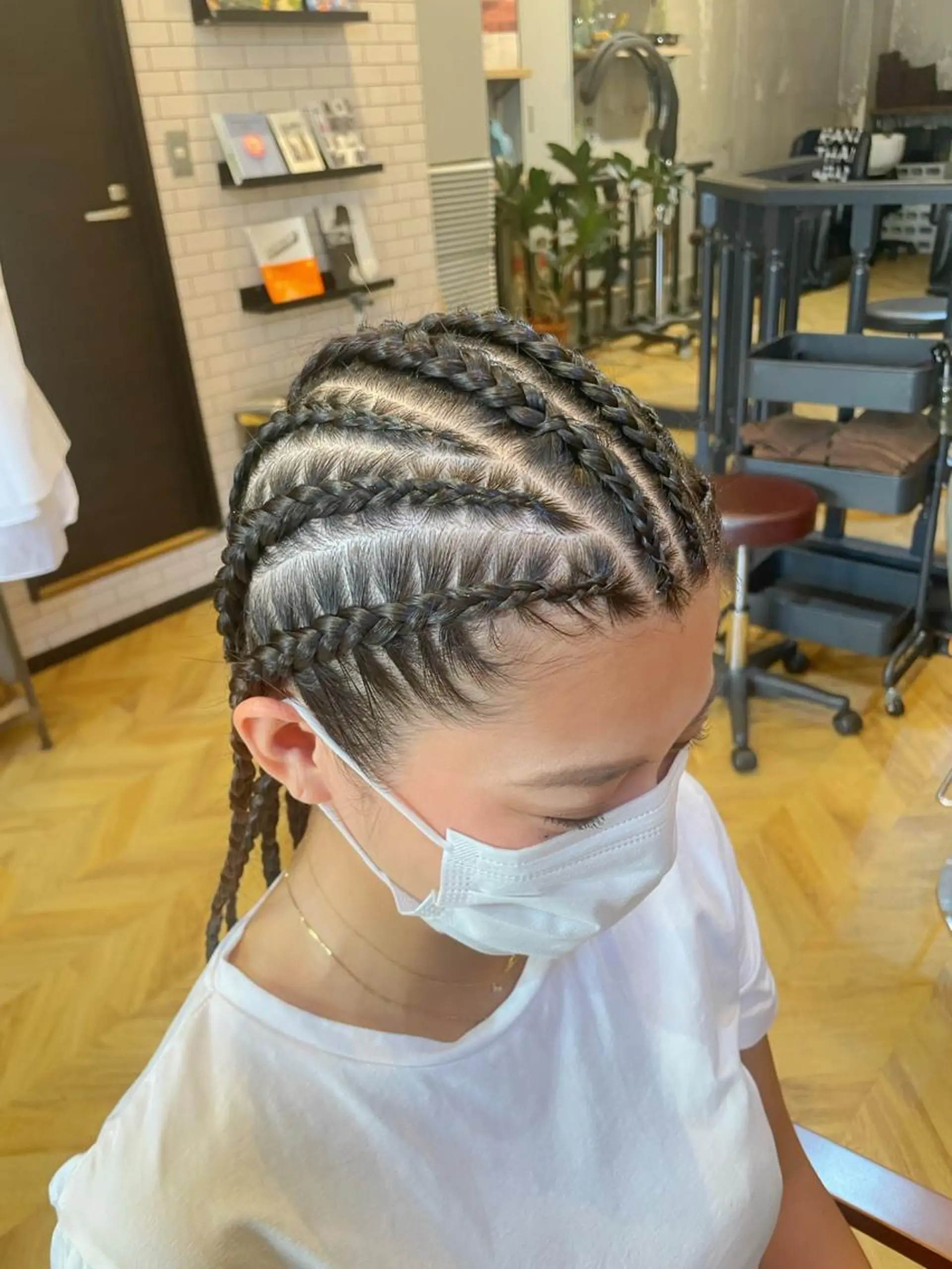 ロング ヘアアレンジ シールエクステ ミストバング エクステ ハイライト 髪質改善 エクステ指名No.1 【店長】橘田のヘアスタイル