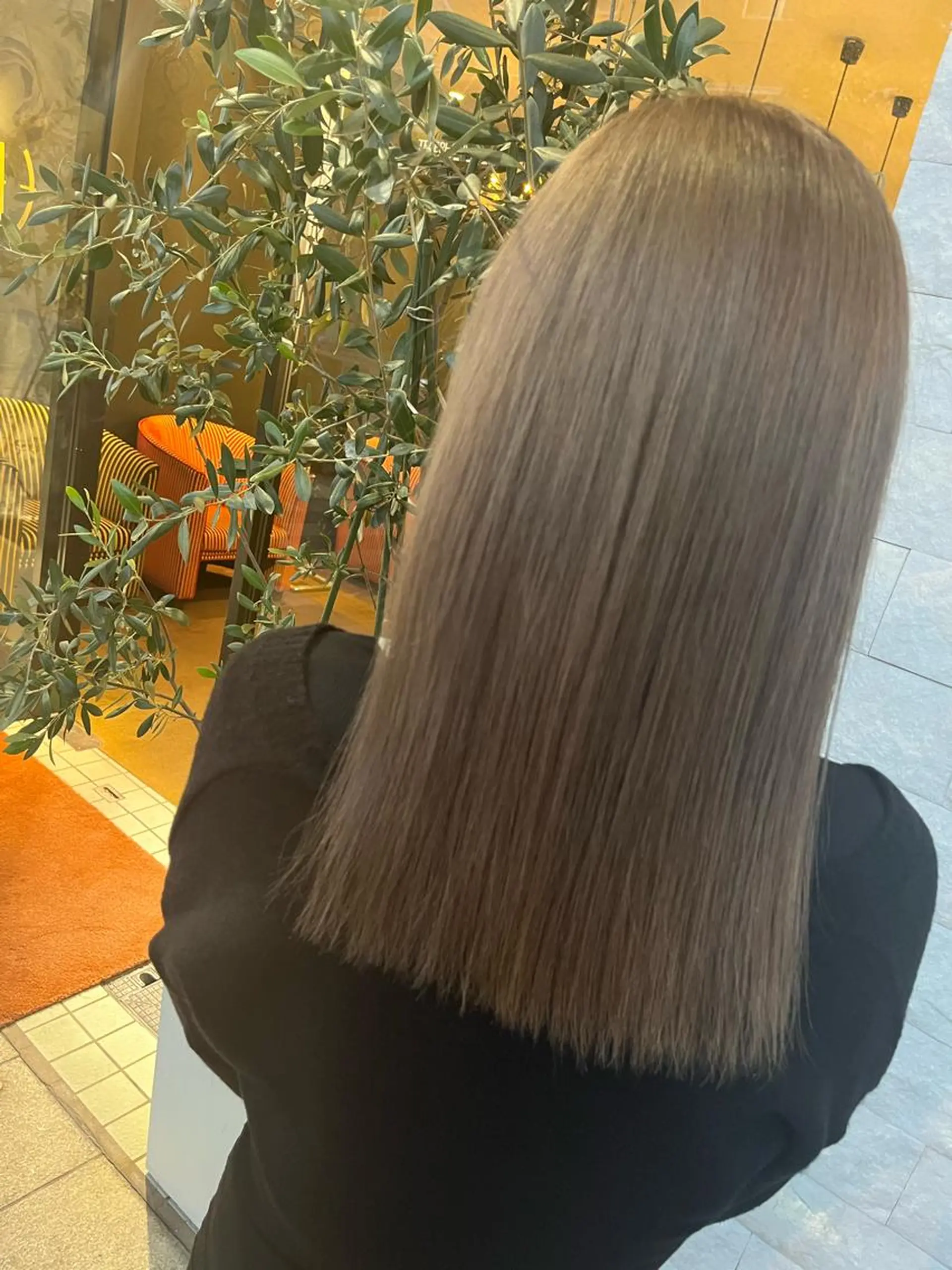 セミロング 髪質改善✨縮毛矯正 ✨HARUKI✨のヘアスタイル