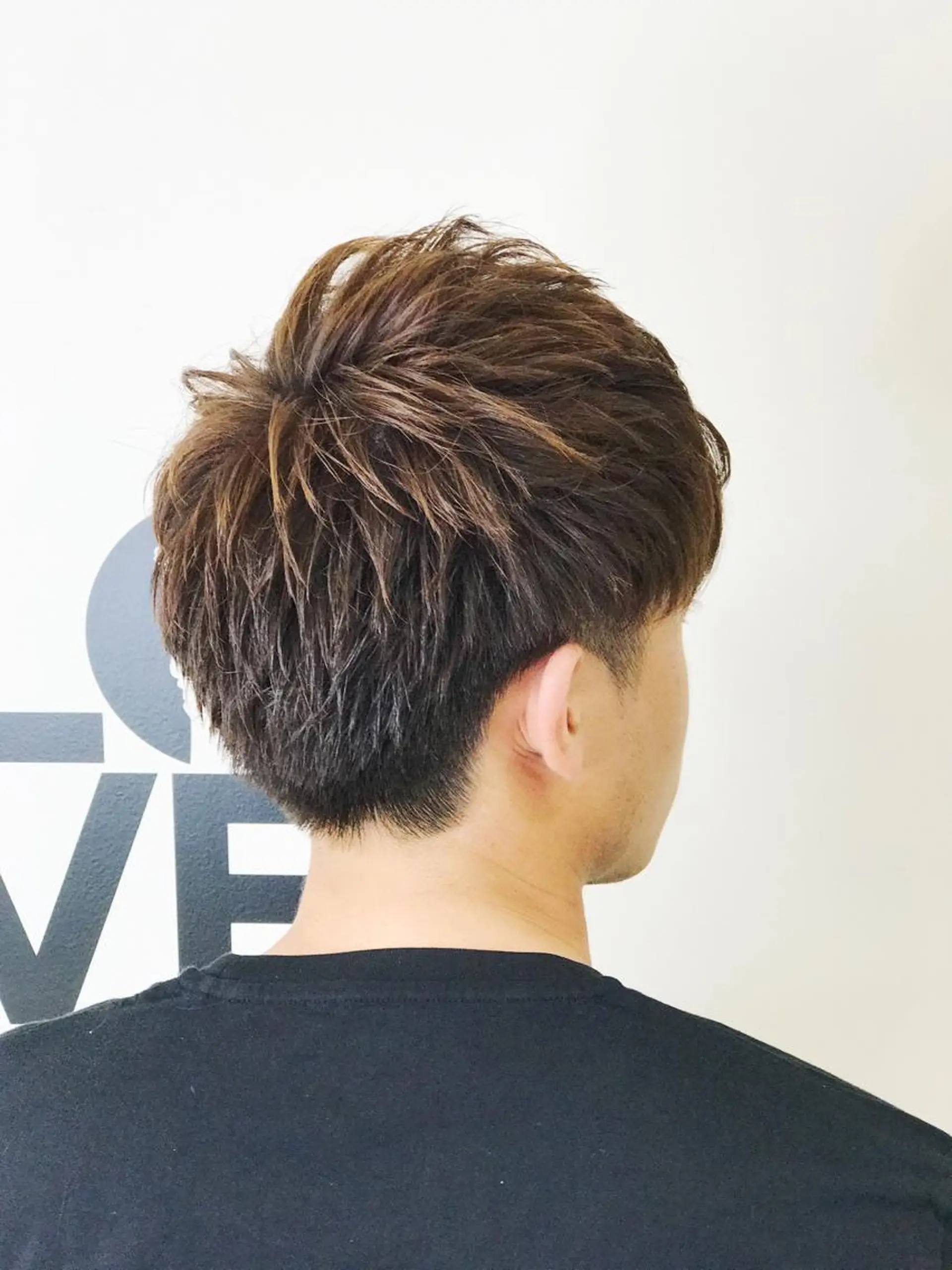 ショート カラー メンズ 赤み消しカラー /透明感カラー 上長のヘアスタイル