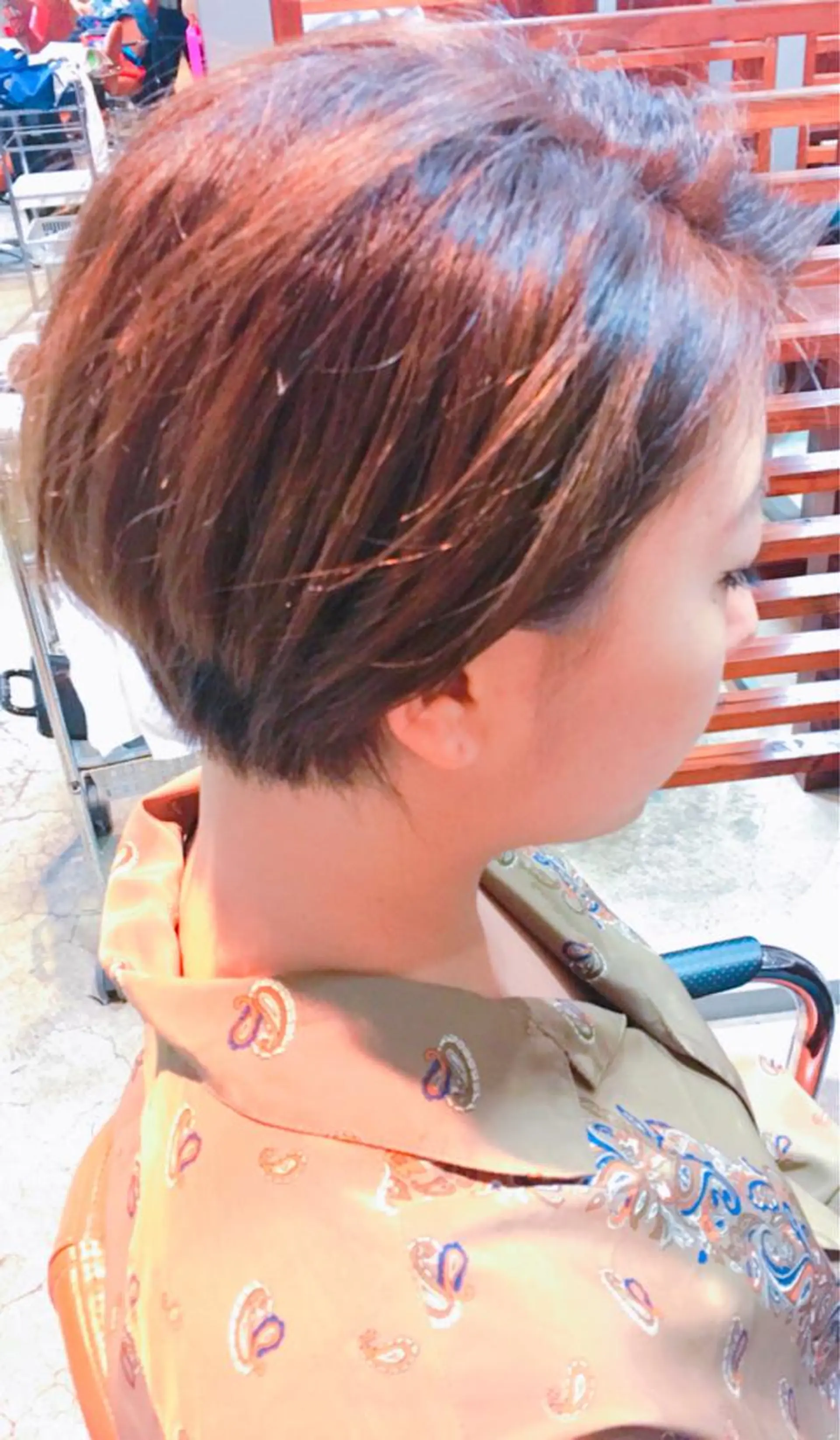 ショート ショートボブ ボブ ショートヘア カット 品田 真里のヘアスタイル