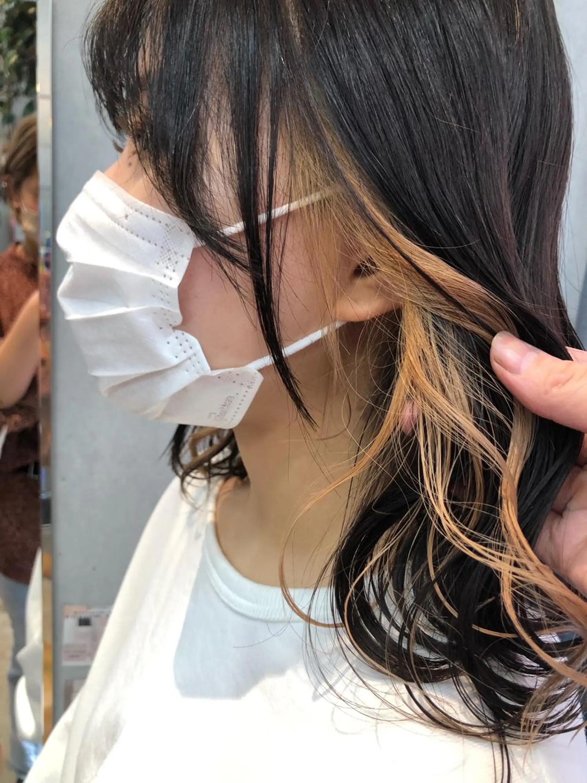セミロング カラー 🍊🍊COコ かぢあおい🍊🍊のヘアスタイル