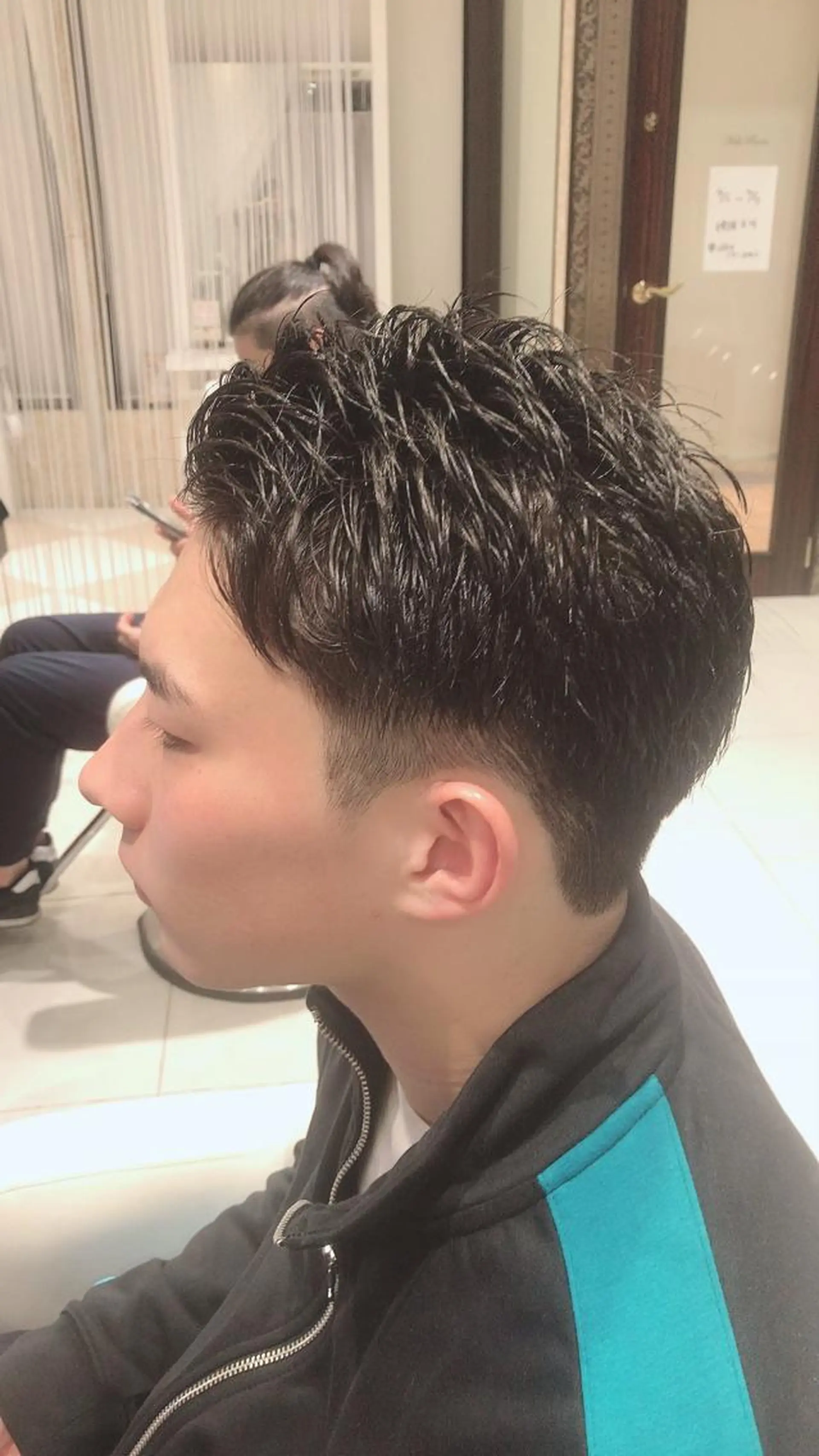 ショート メンズ アップバング 刈り上げ ショートヘア SEA BELLE YASUのヘアスタイル