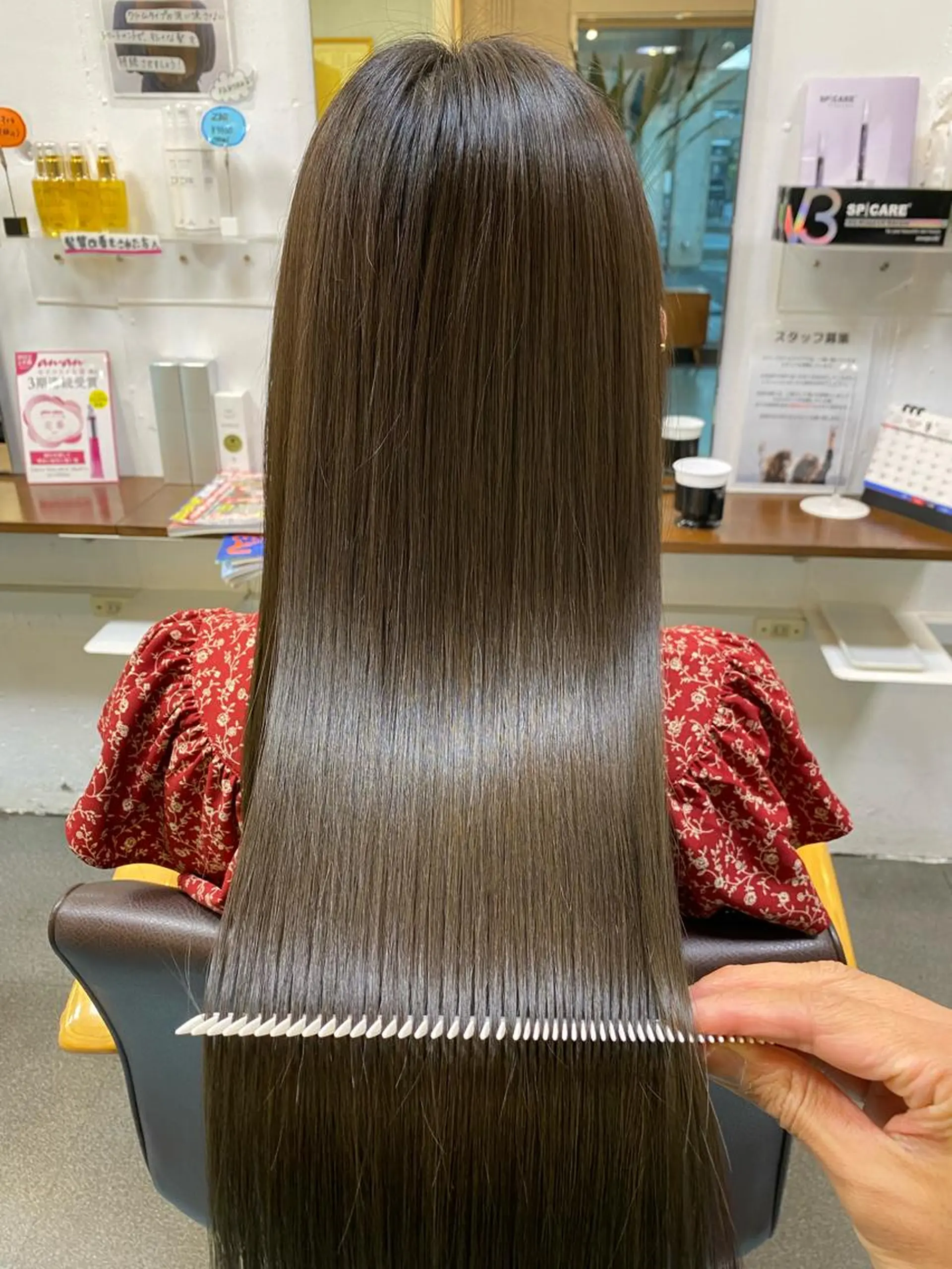 ロング 髪質改善 トリートメント カット トリートメント 【髪質改善】に特化 オリーブオイルクラブのヘアスタイル