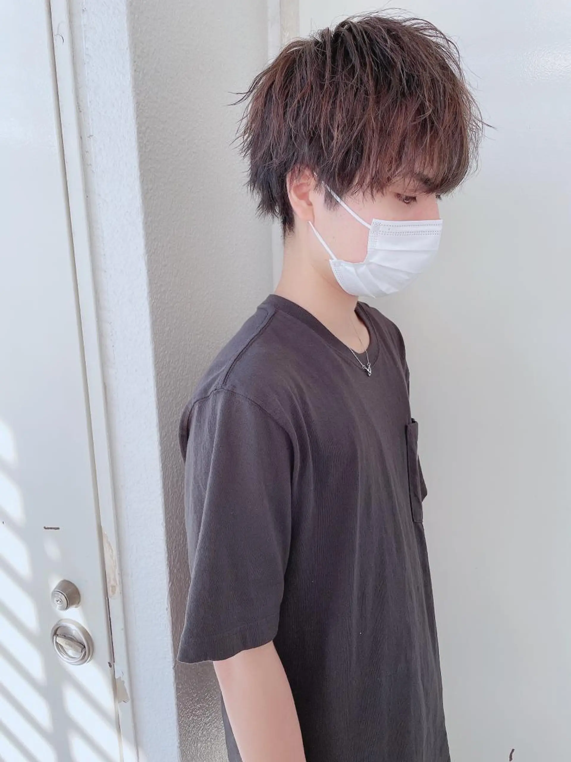 ショート カラー ヘアアレンジ メンズ カット ヘアカラー メンズZina代表 田端 麗治のヘアスタイル