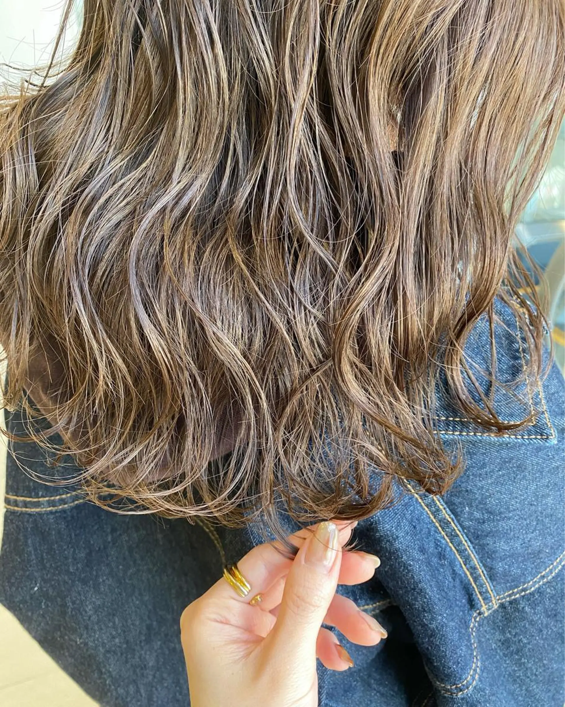 セミロング カラー 透明感カラー ヘアカラー 🌼透明感カラー ✳︎eri🌼のヘアスタイル