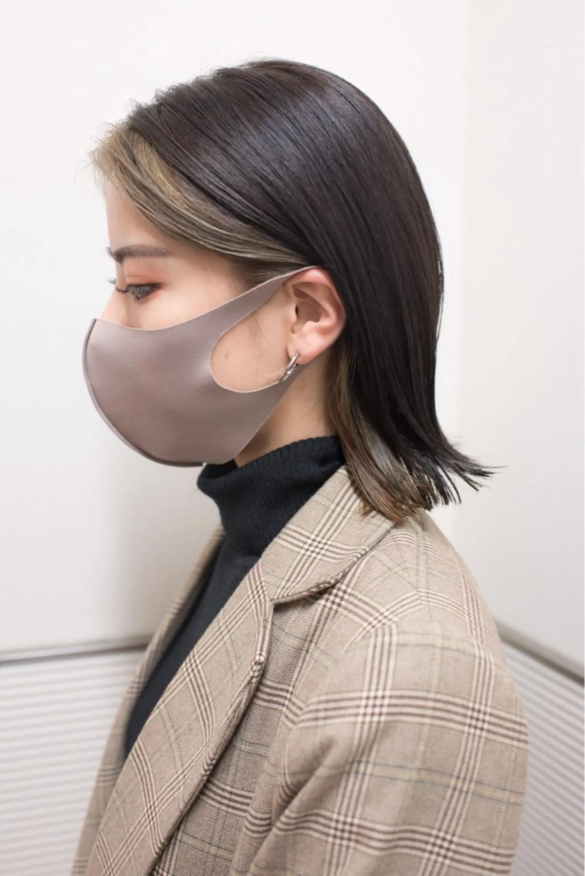 ミディアム カラー 千葉 慎也のヘアスタイル