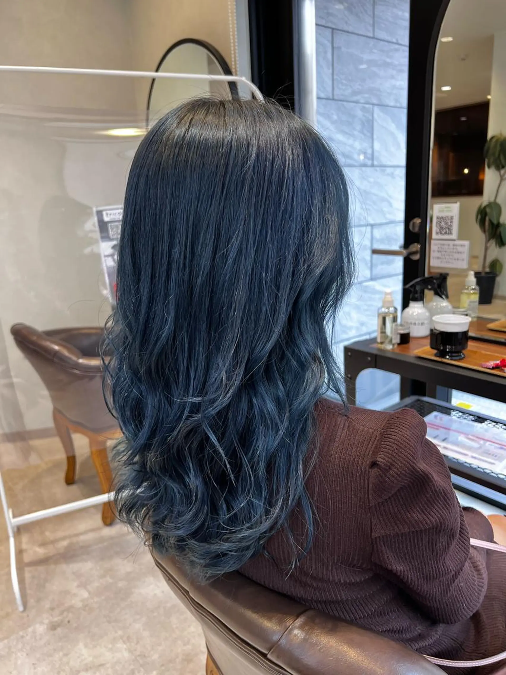 セミロング カラー 💎エクステ専門店 BIZE梅田🇰🇷のヘアスタイル